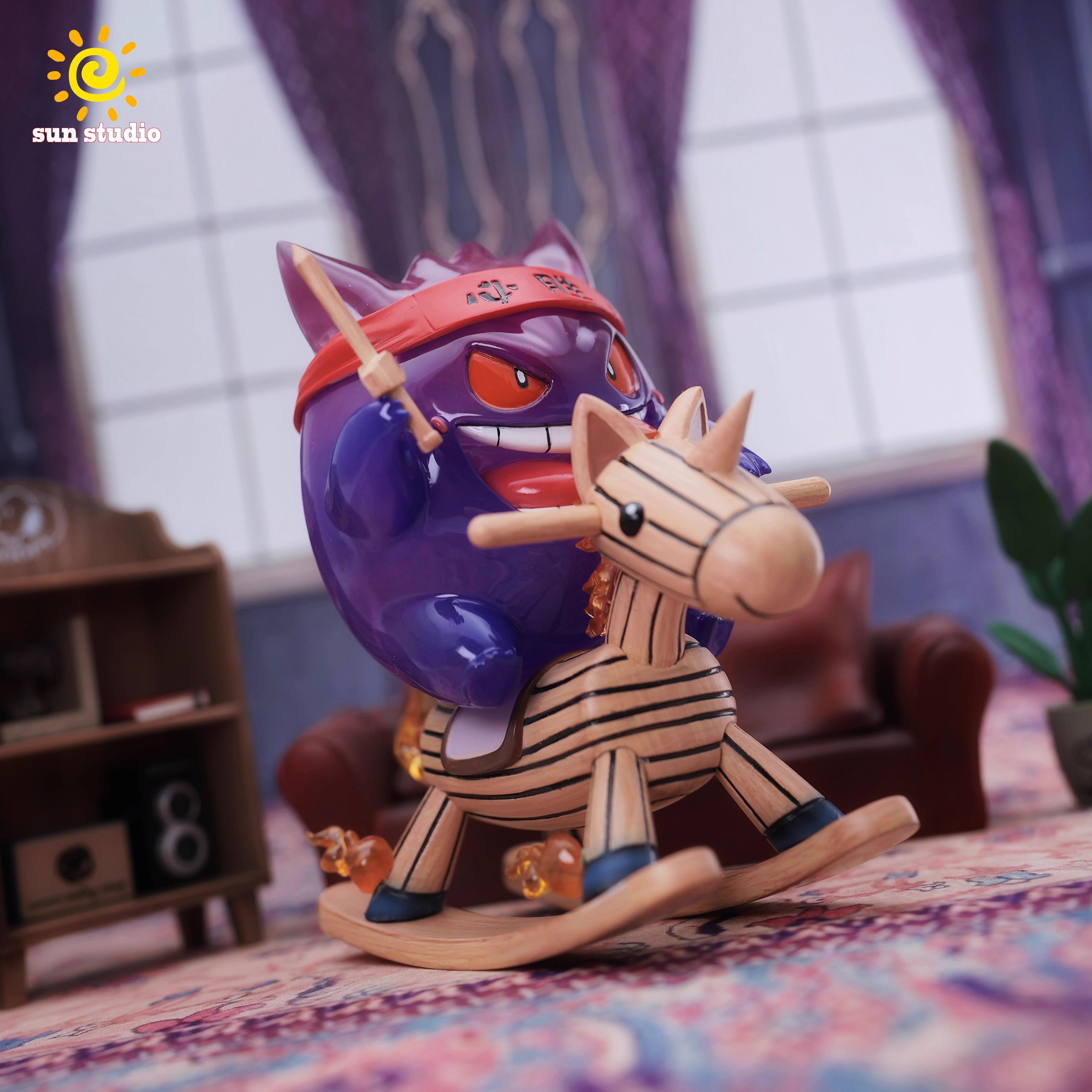 【Pre-sale】Rocking Horse Gengar-Pokemon-SUN Studio