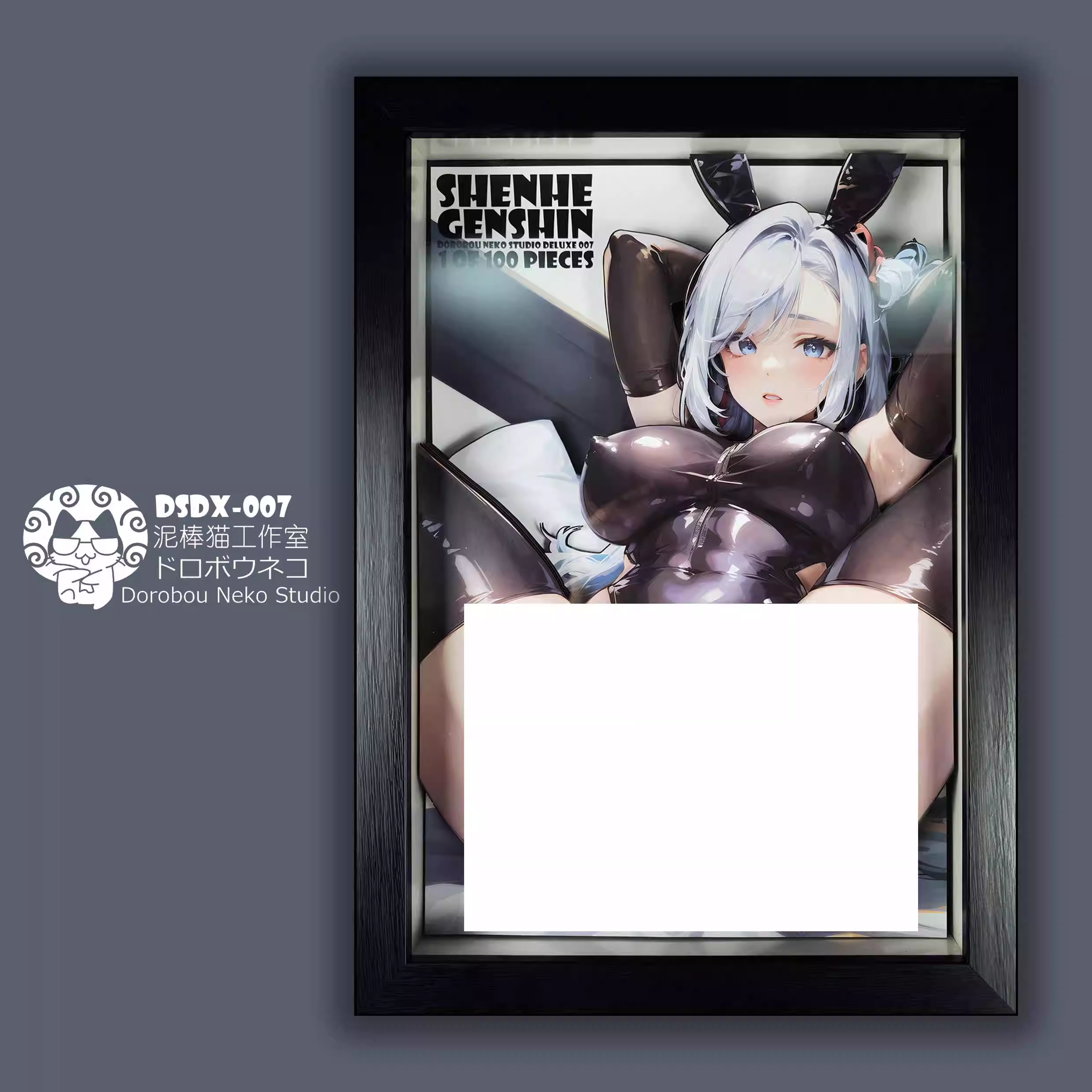 【In stock】DSDX-007 Decorative Painting of Bunny Girl ShenHe-Genshin Impact-Dorobou Neko Studio