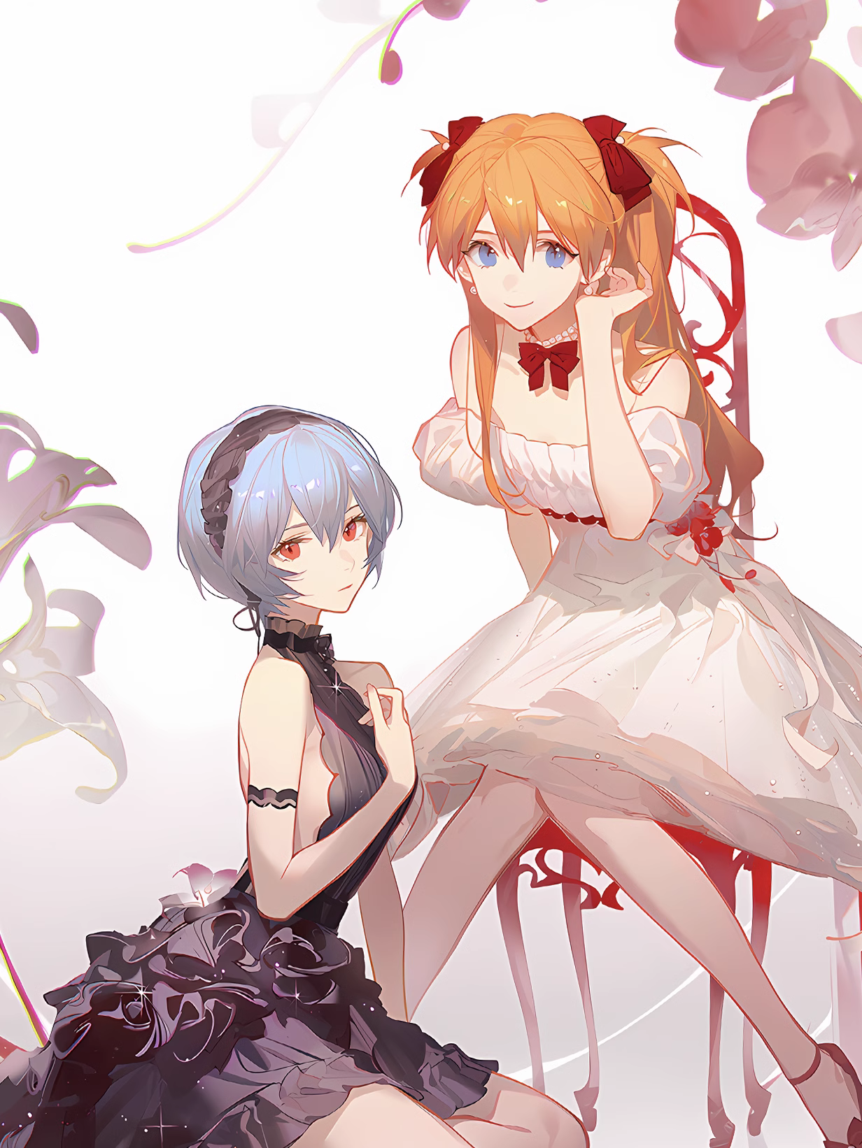 【Pre-sale】Decorative Painting of Ayanami Rei & Asuka Langley Soryu-EVA-XingKong Studio