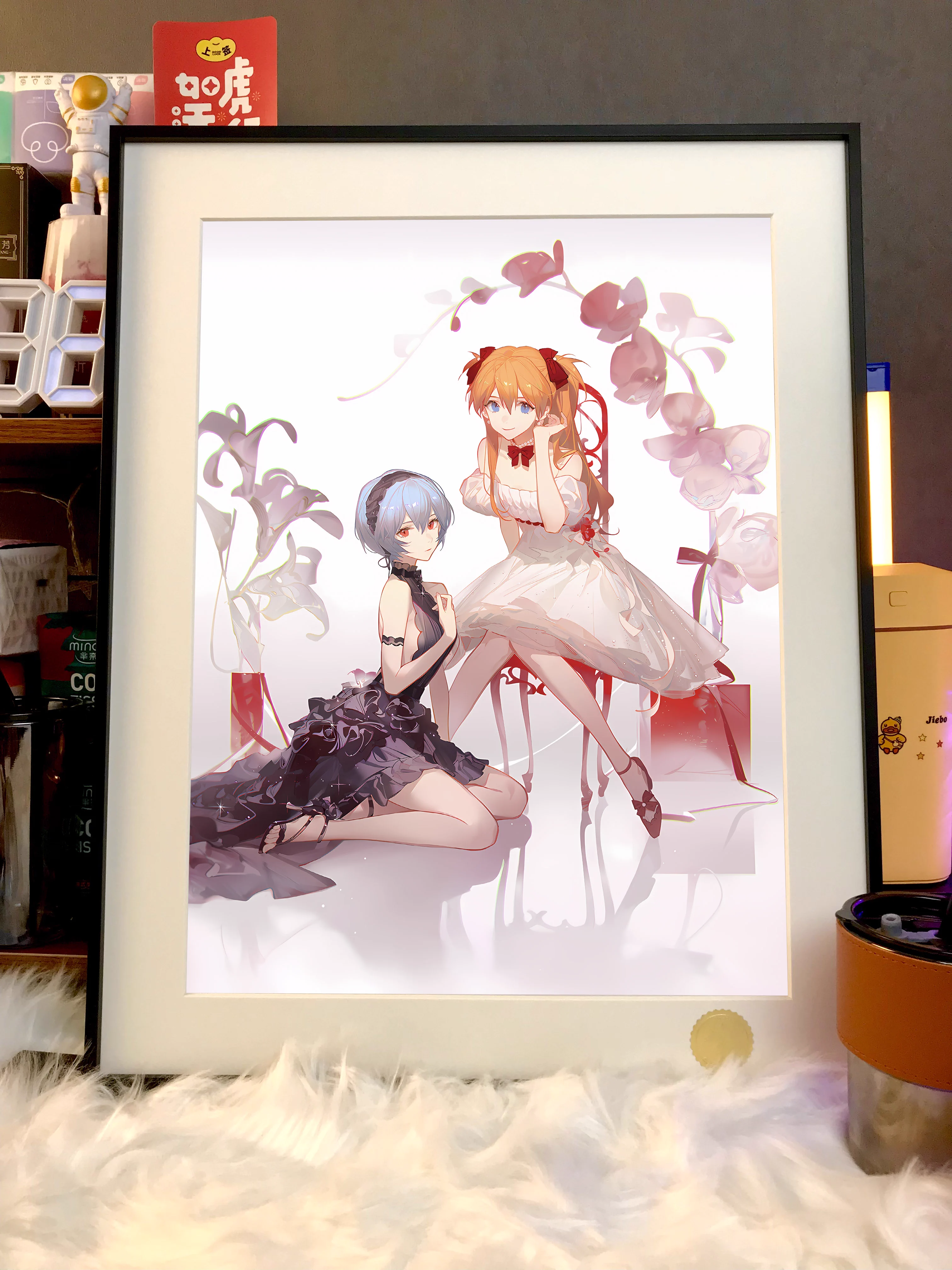 【Pre-sale】Decorative Painting of Ayanami Rei & Asuka Langley Soryu-EVA-XingKong Studio