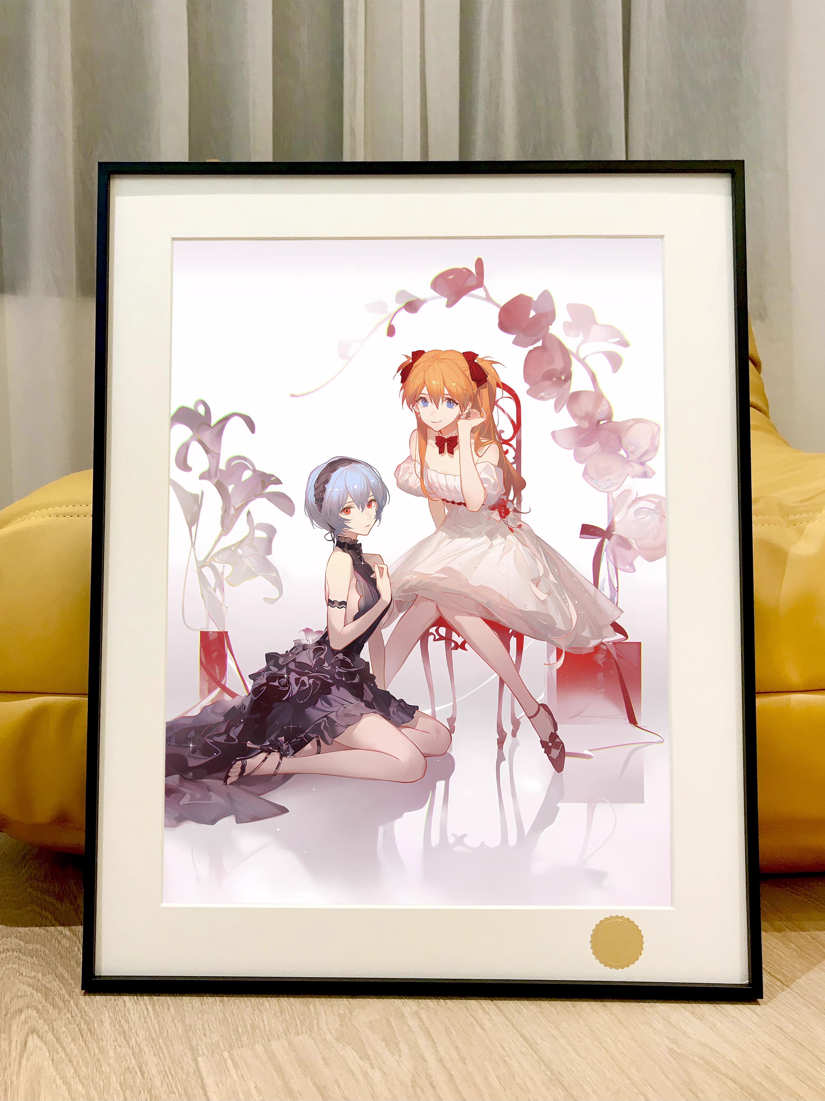 【Pre-sale】Decorative Painting of Ayanami Rei & Asuka Langley Soryu-EVA-XingKong Studio