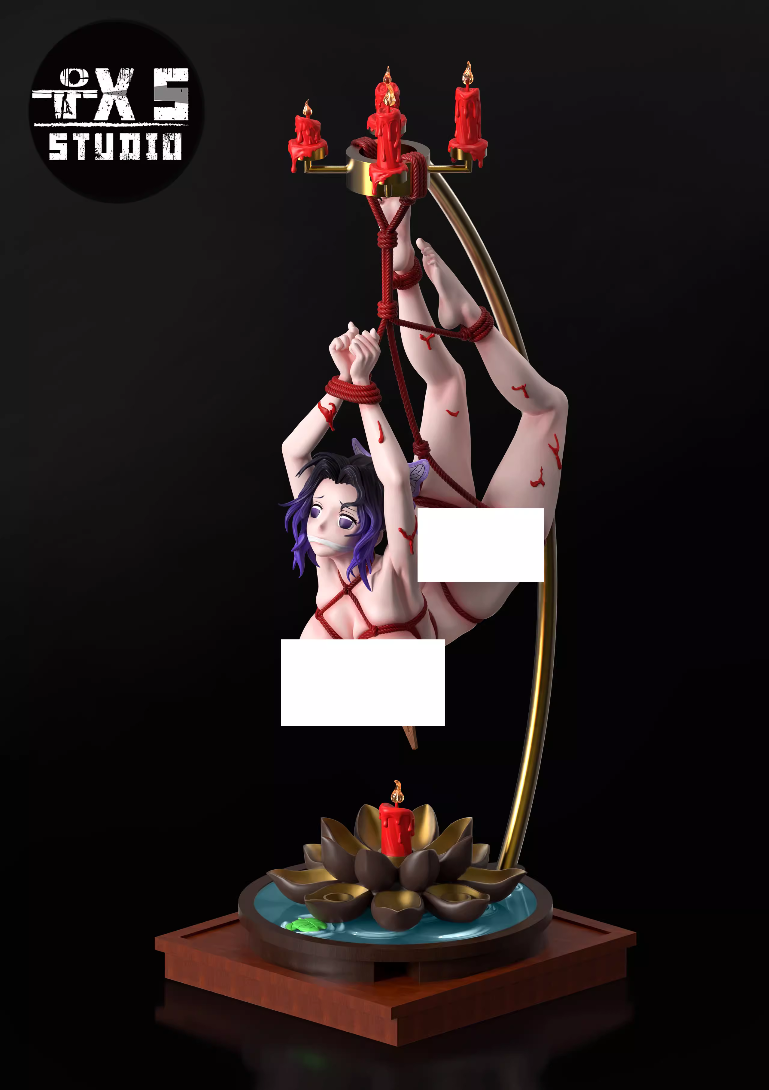 【Pre-sale closed】1/4 Scale Naked Hanging Kochou Shinobu-T.X.S Studio