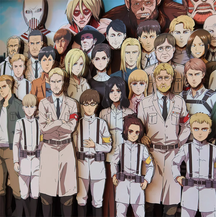 【In stock】Decorative Painting of Whole Characters-Attack on Titan-KALA HOME