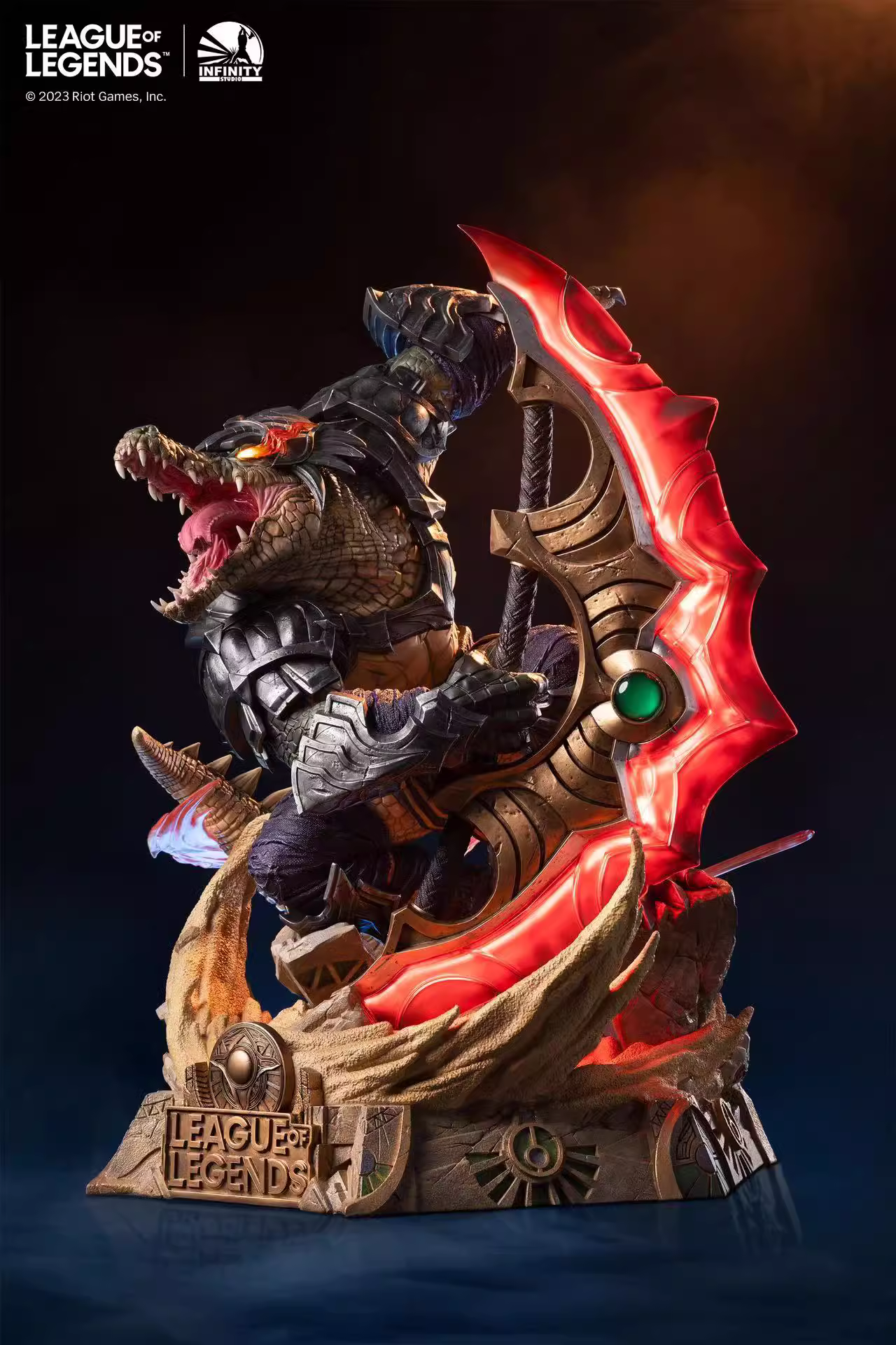 【Pre-sale】1/4 Scale The Butcher of the Sands Renekton-League of Legends-Infinity Studio