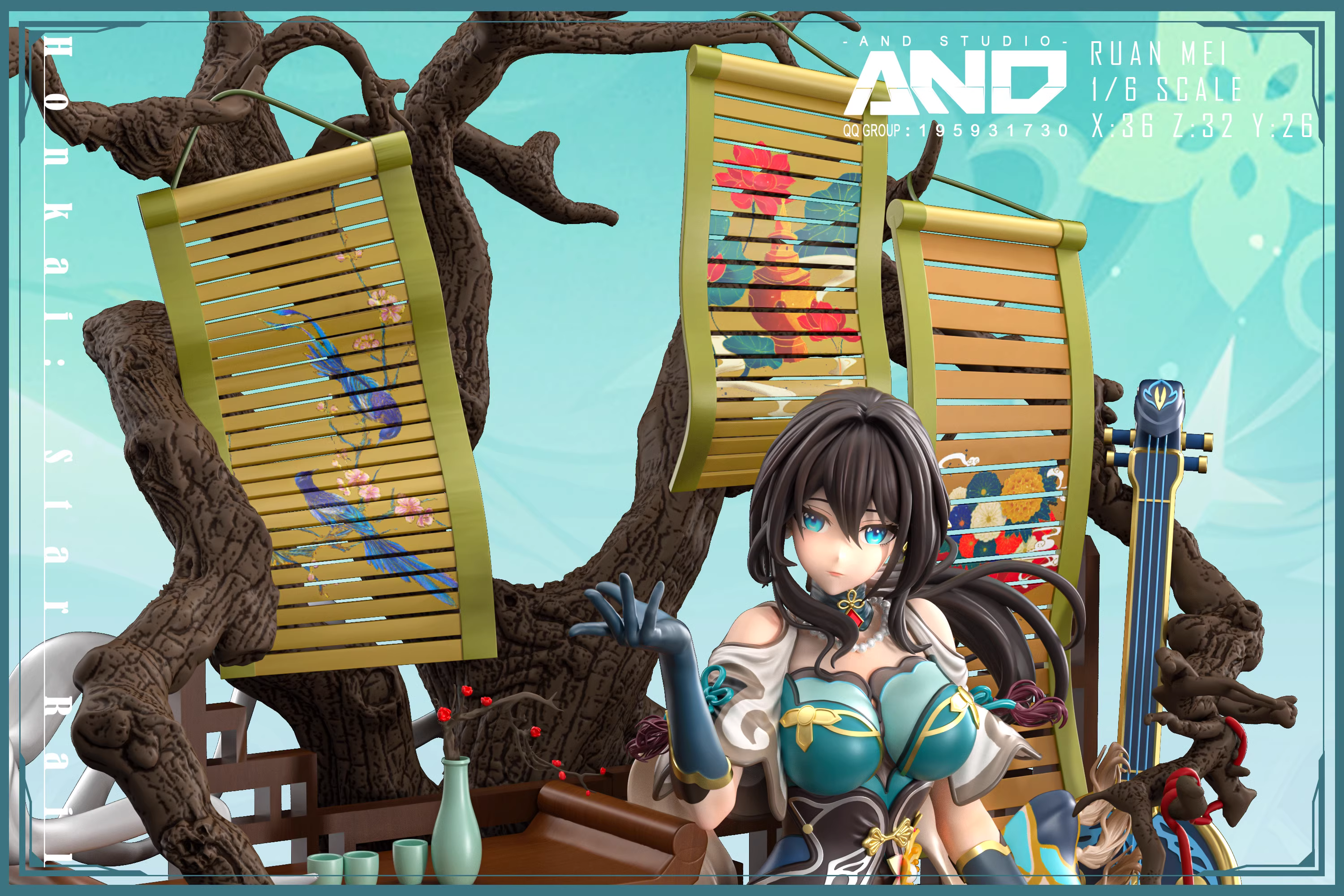 【Pre-sale】1/6 Scale Gentlewoman RUAN MEL-Honkai: Star Rail-AND Studio