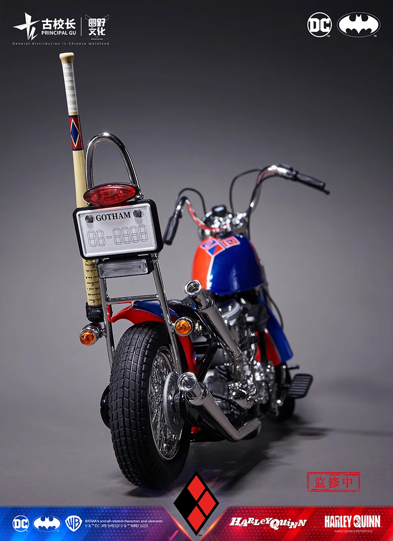 【Pre-sale】1/10 Scale Harley Quinn & Motorbike-DC Studio