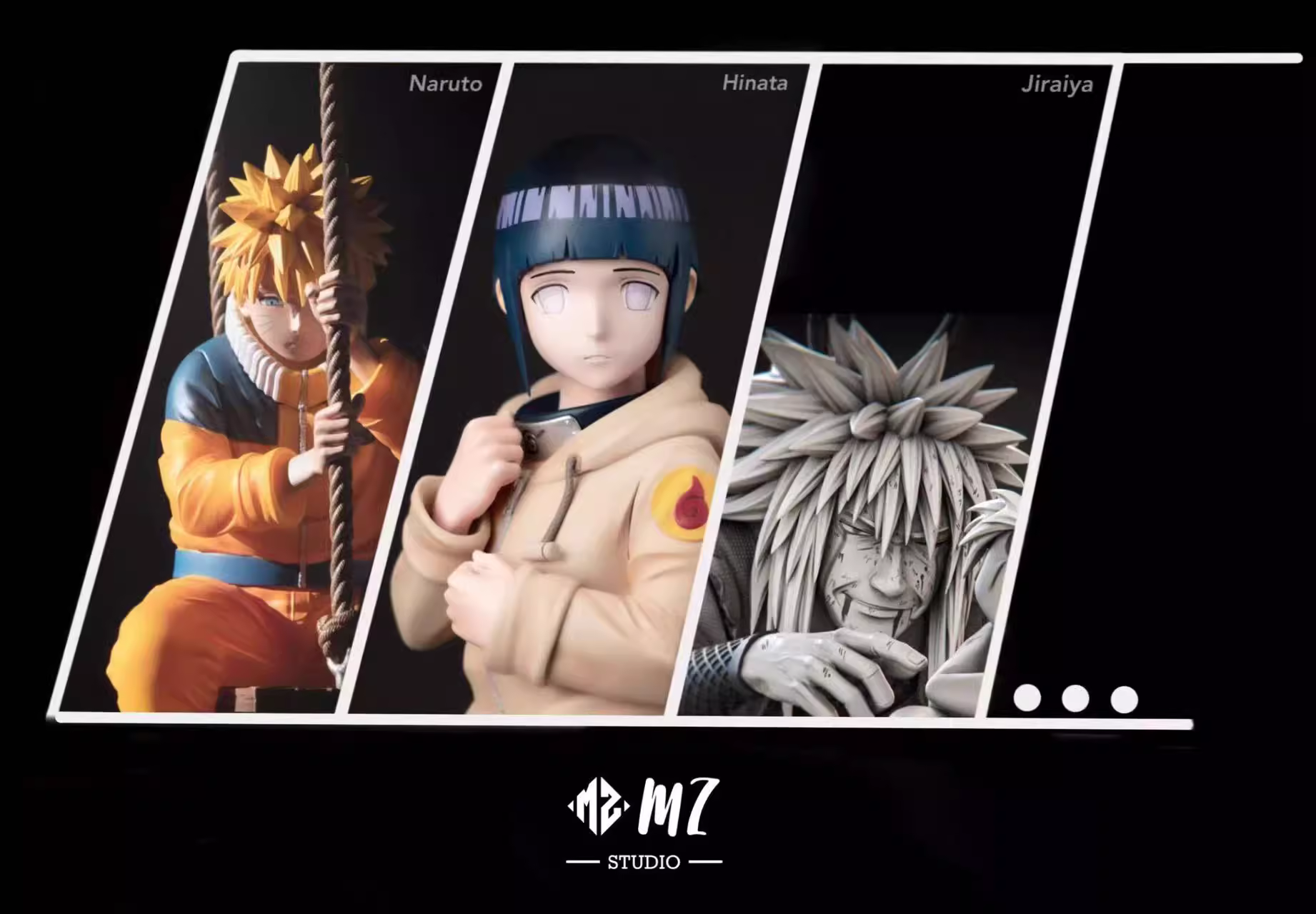 【Sold out】1/6 Scale Uzumaki Naruto & Hyūga Hinata-MZ Studio