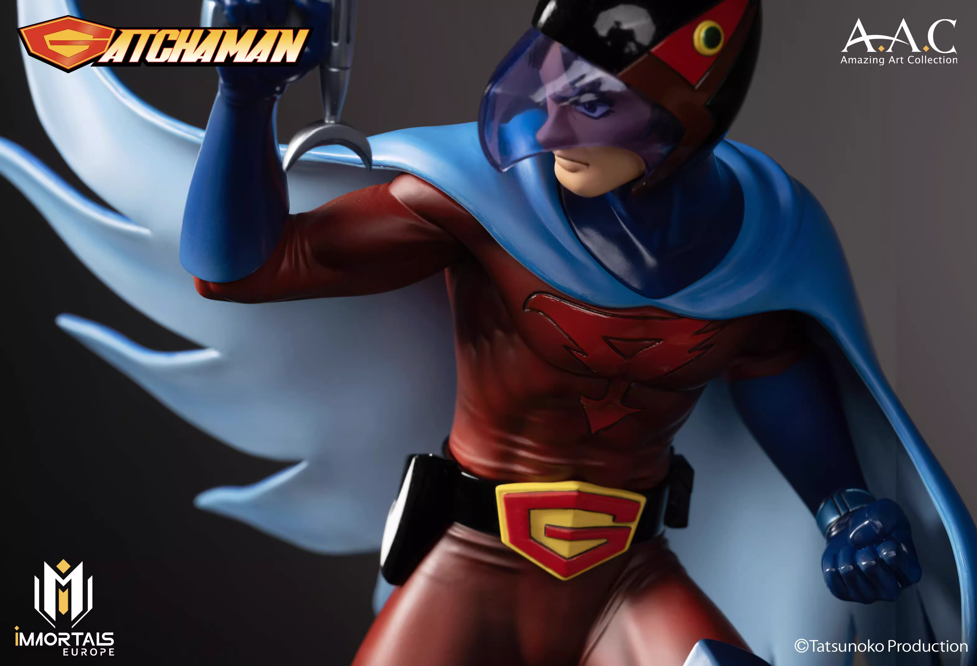 【Pre-sale】1/7 Scale A.A.C Series Blue Cloak Joe-Kagaku Ninja-Tai Gatchaman-IMMORTALS EUROPE Studio