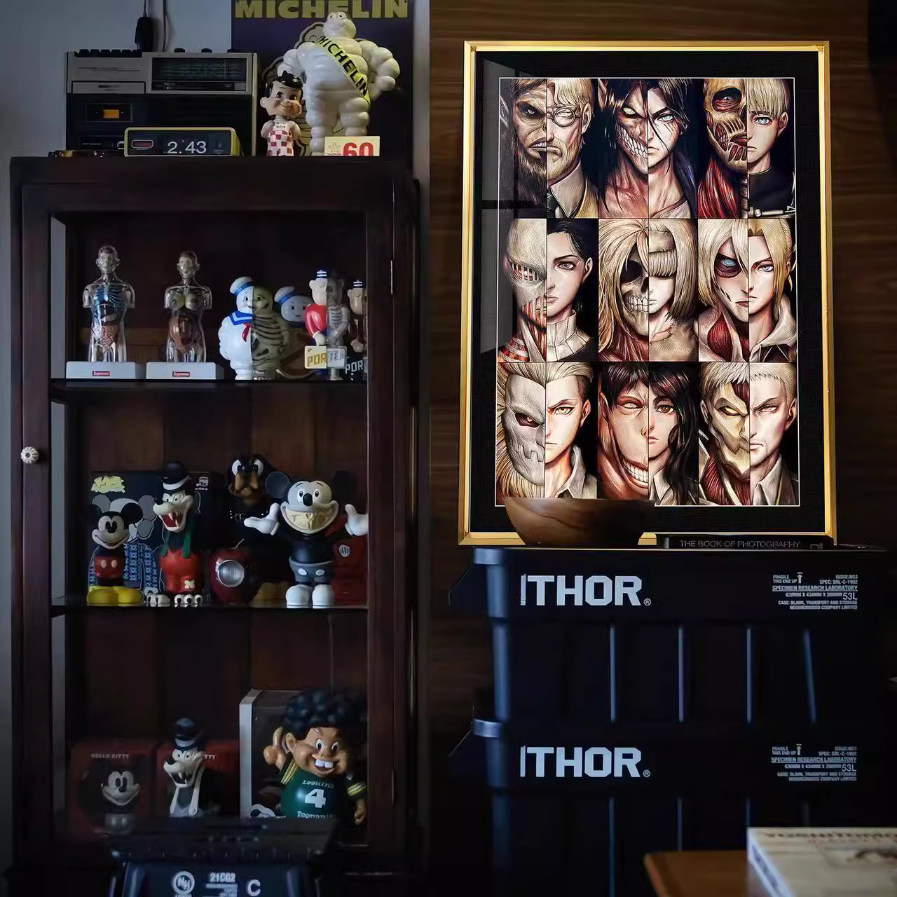 【In stock】Decorative Painting of Nine Titans-Attack on Titan-Billion Birds Studio