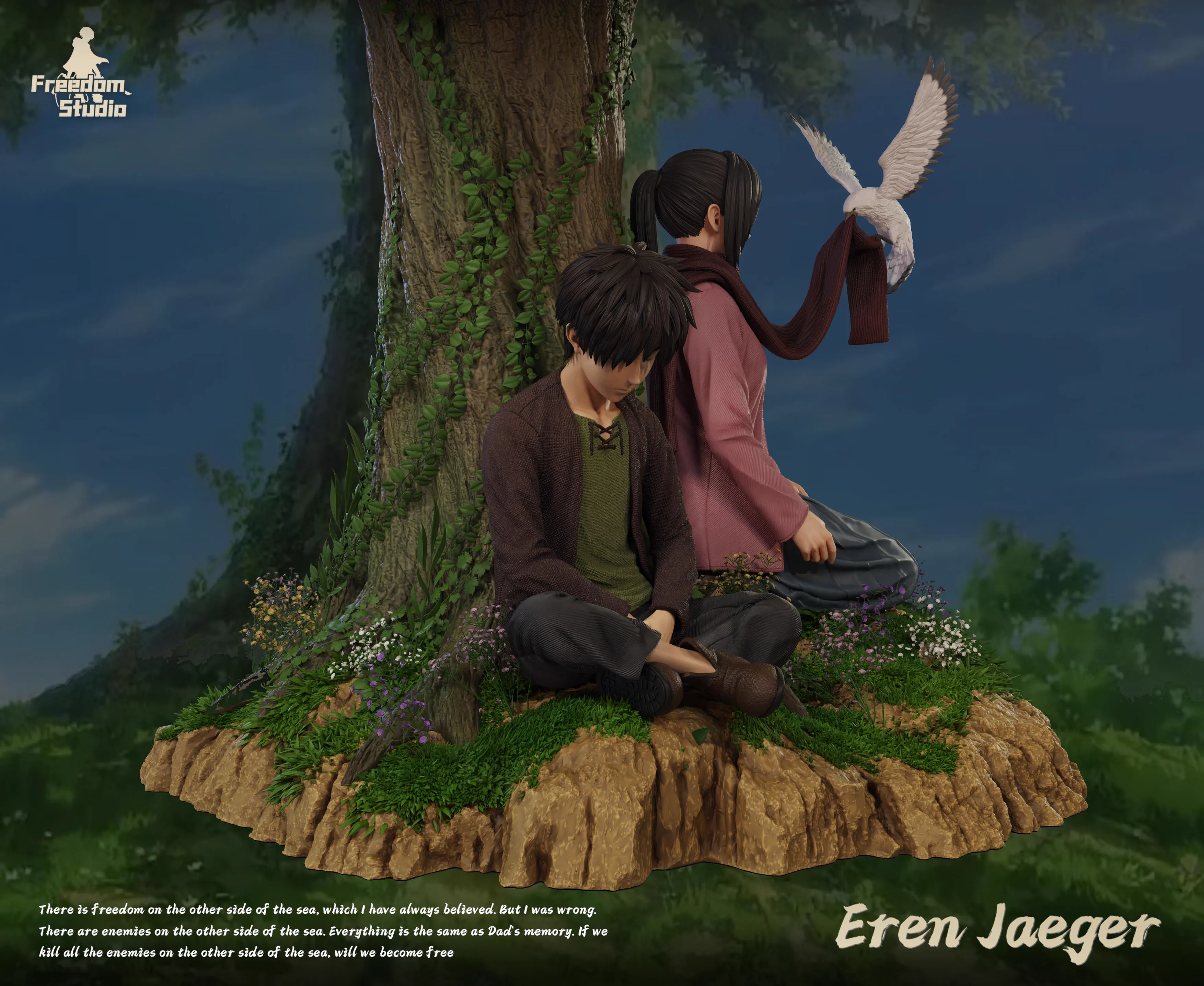 【Pre-sale】Sleeping Eren-Attack on Titan-Freedom studio