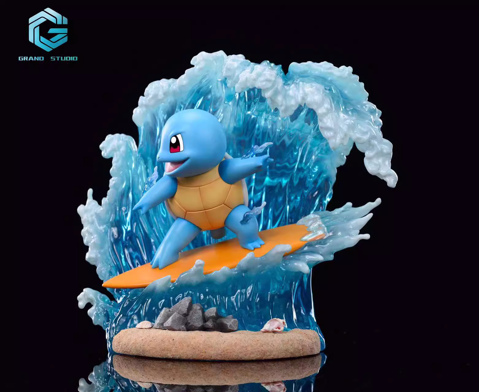 【Pre-sale】1/7 & 1/20 Scale Surfing Squirtle-Pokemon-Grand Studio