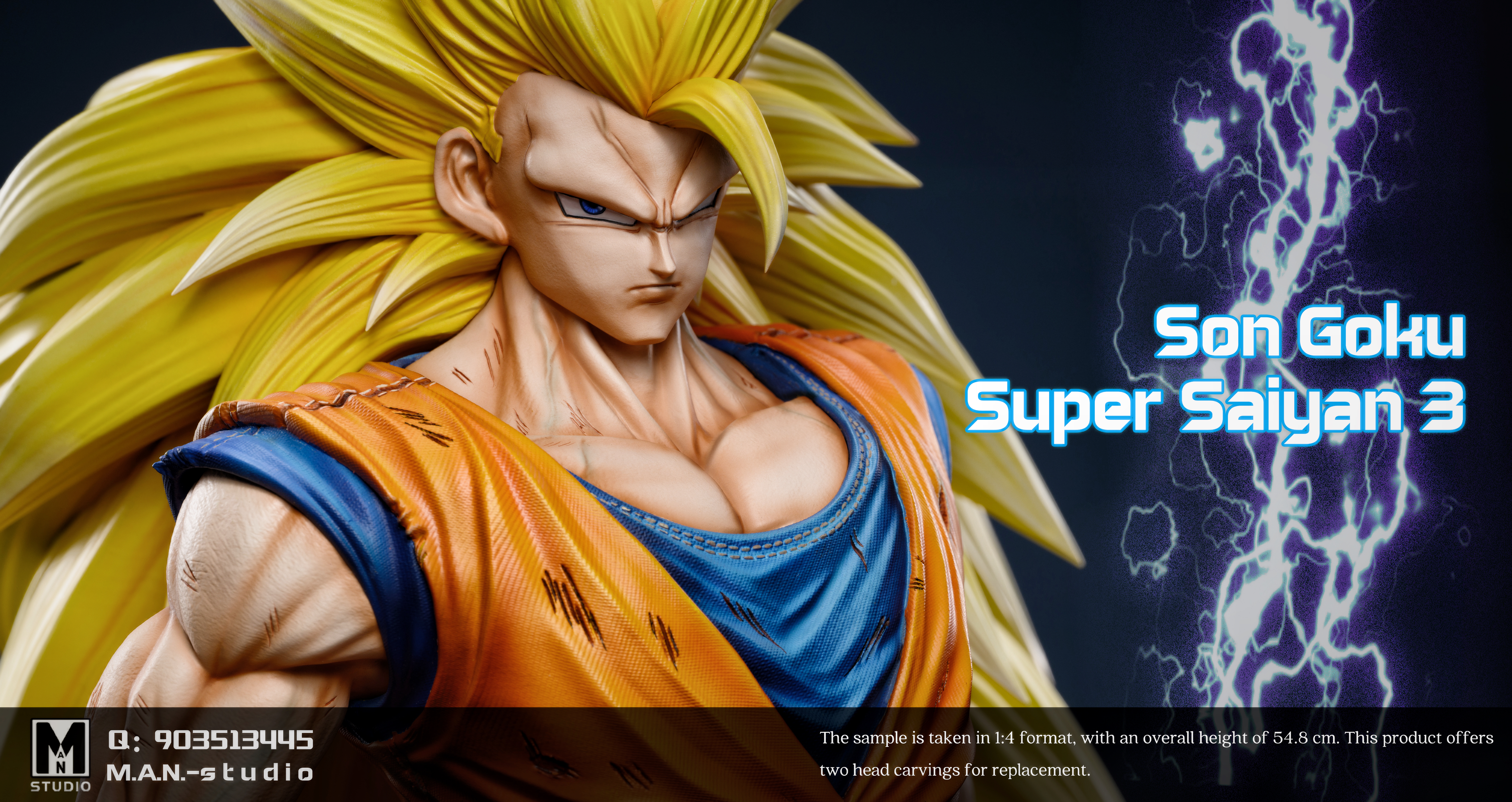 【Pre-sale】1/4 Scale Son Goku-MAN-studio