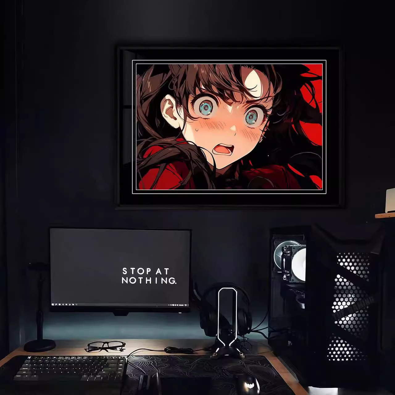 【In stock】Decorative Painting of Tohsaka Rin & SABER-Fate stay night-Billion Birds Studio