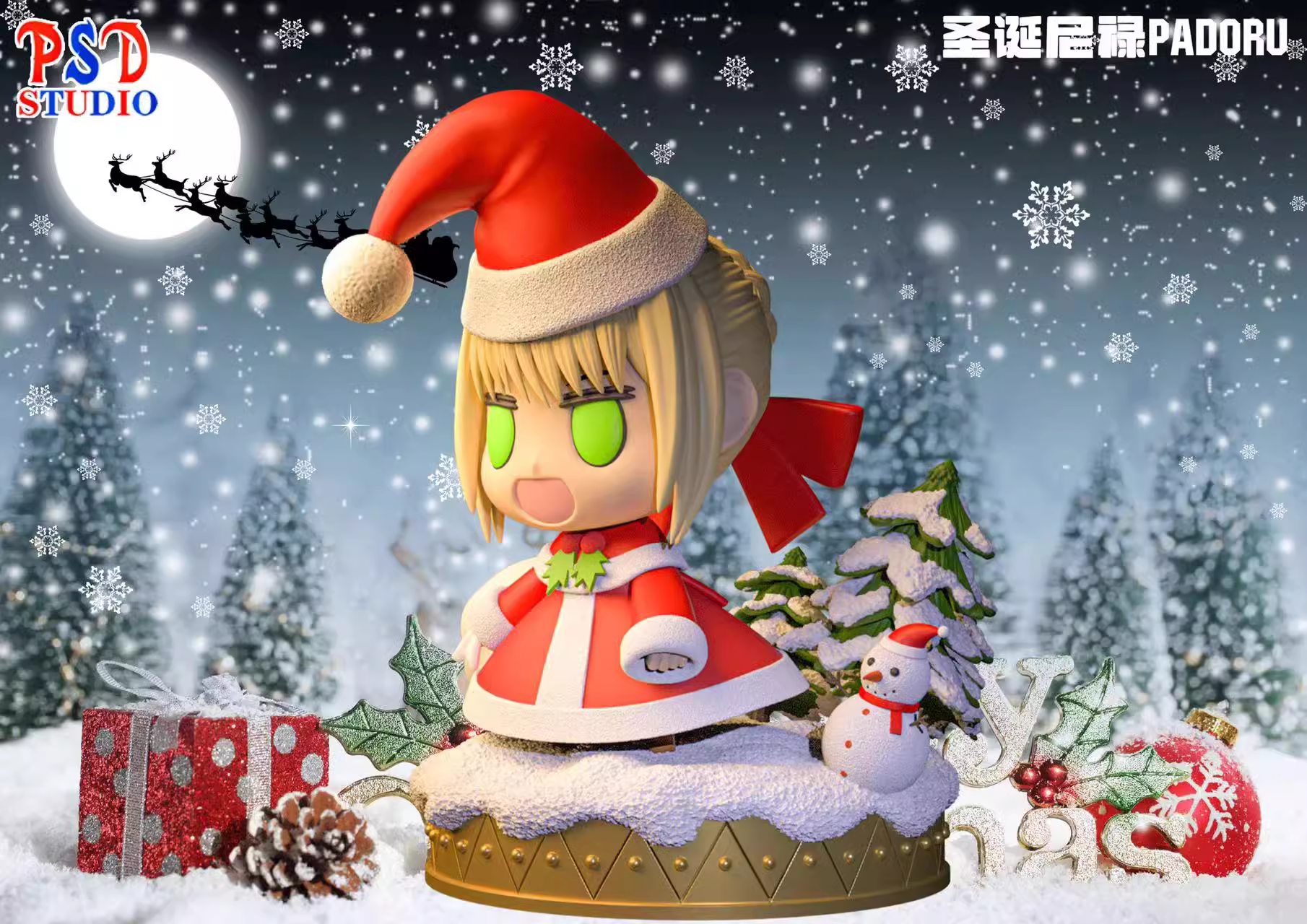 【Pre-sale】Christmas Nero & Arthur-Fate/Grand Order-PSD Studio