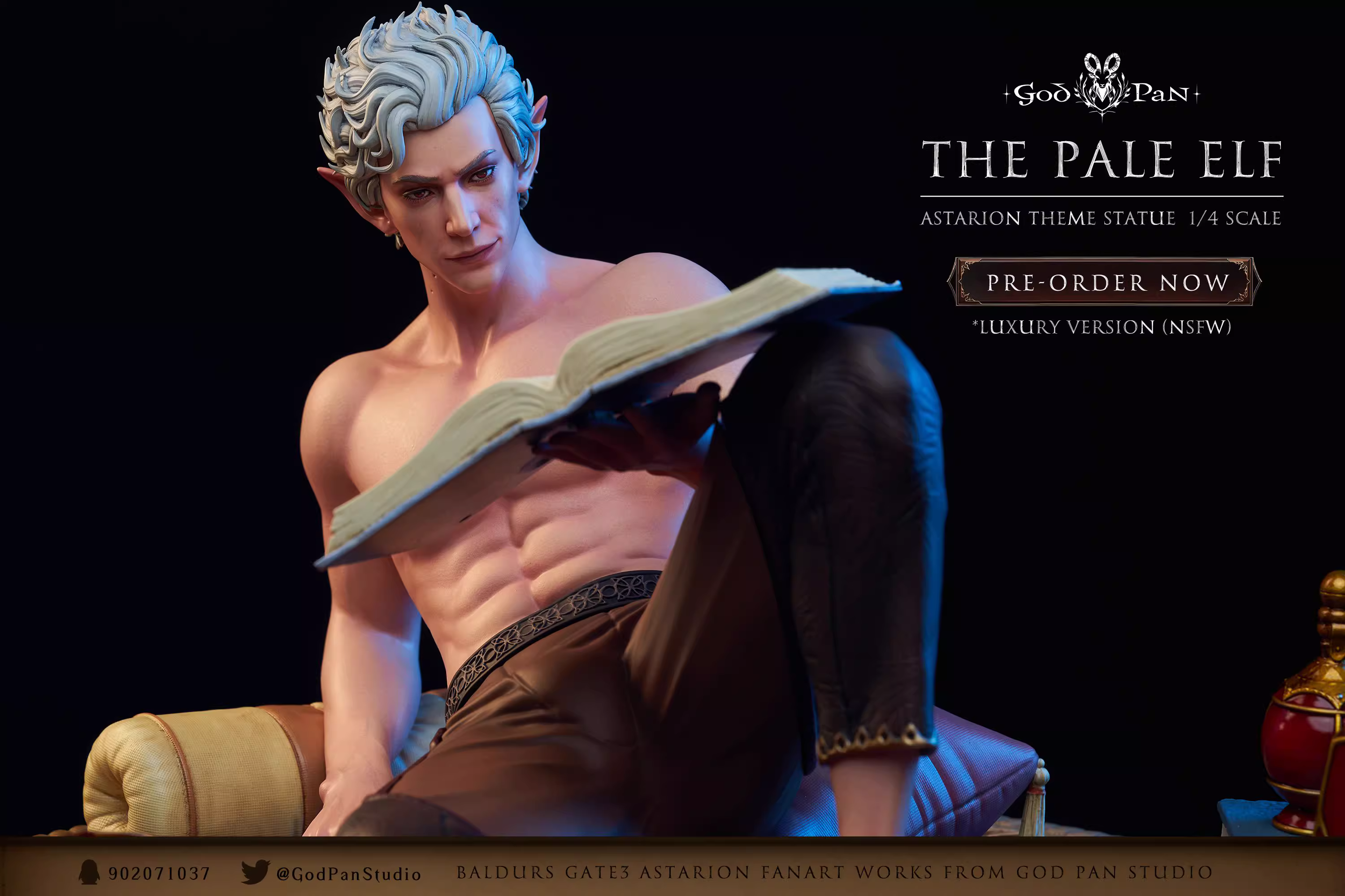 【Last one】1/4 Scale Blood Man-Baldur's Gate 3-God Pan Studio