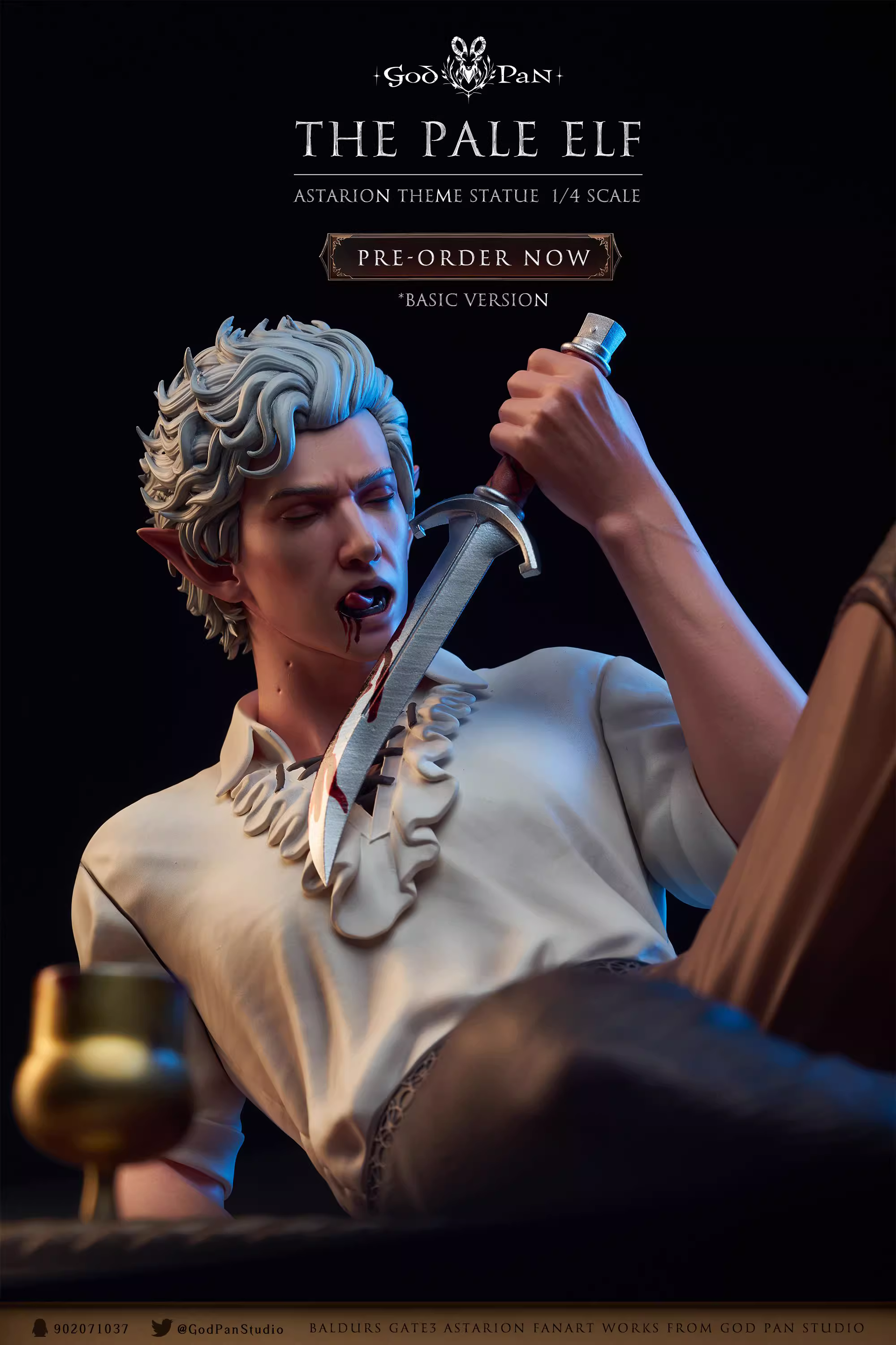 【Last one】1/4 Scale Blood Man-Baldur's Gate 3-God Pan Studio