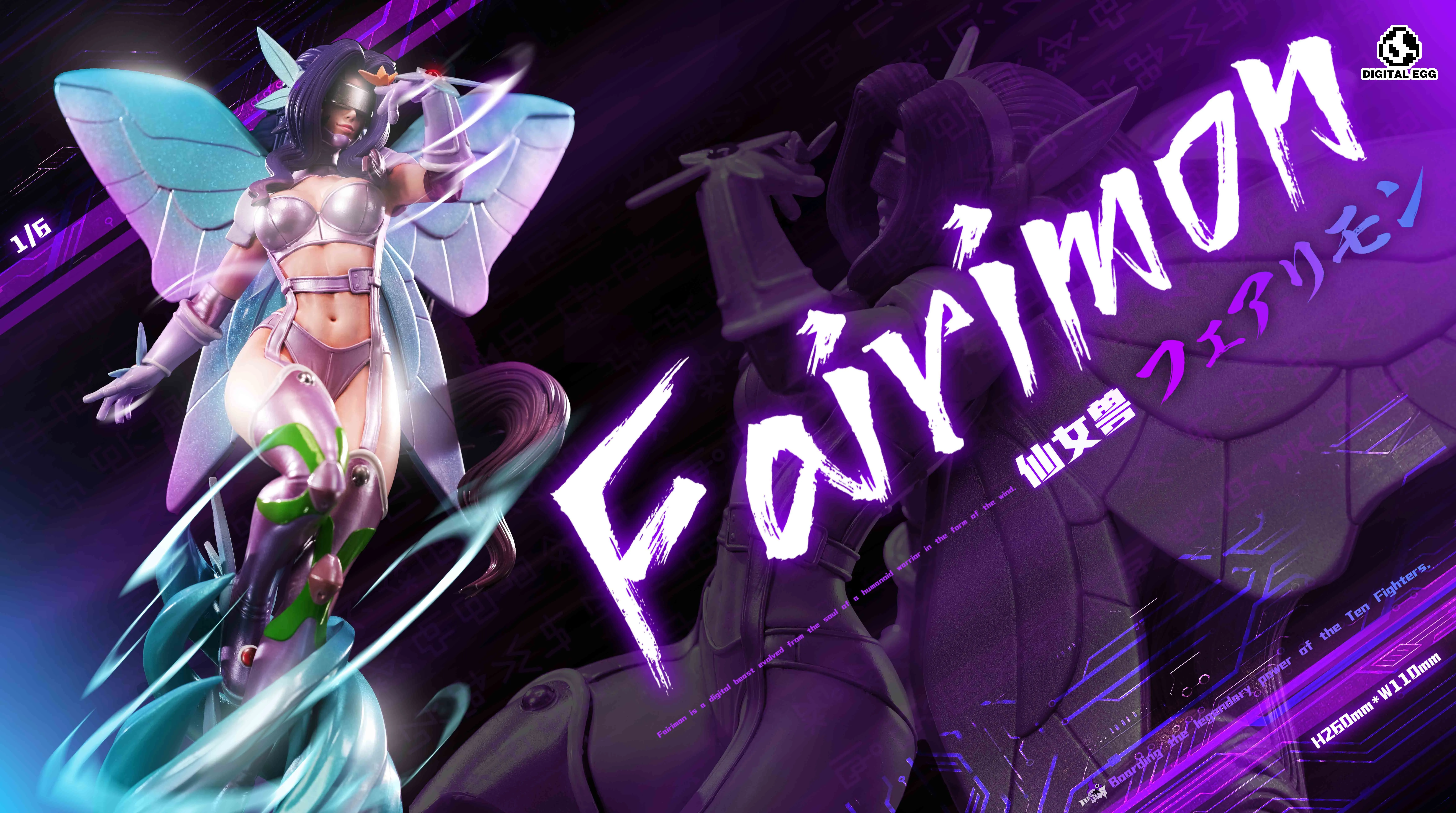 【Pre-sale】1/6 Scale Fairimon-Digimon Adventure-DE Studio