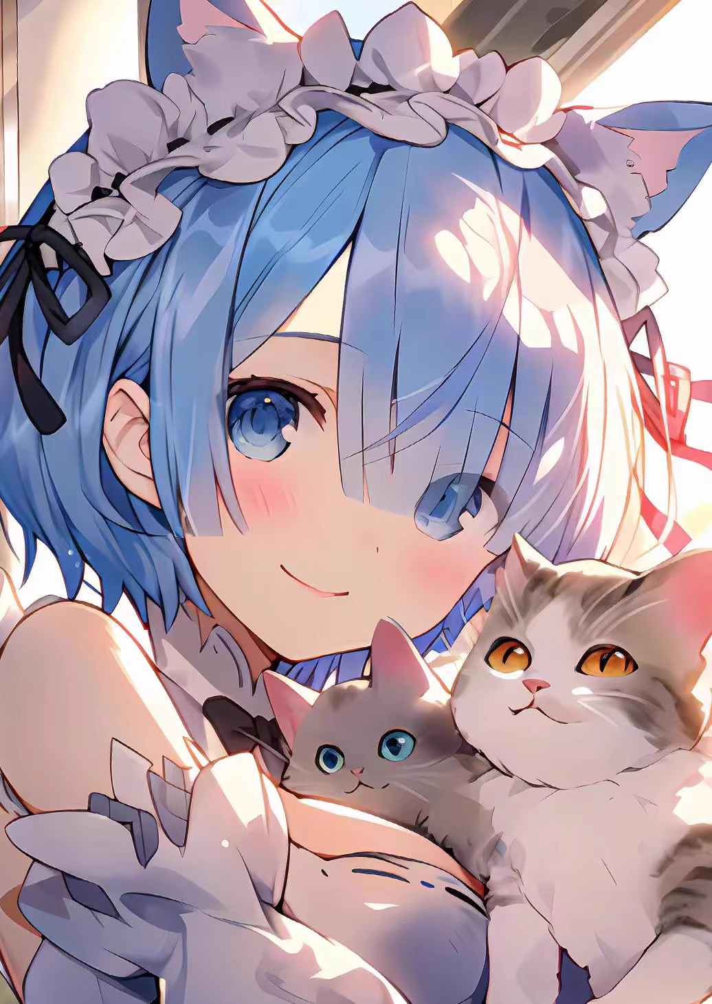【Pre-sale】Decorative Painting of Cat Rem-Re:Starting Life From Zero in a Different World-XingKong Studio