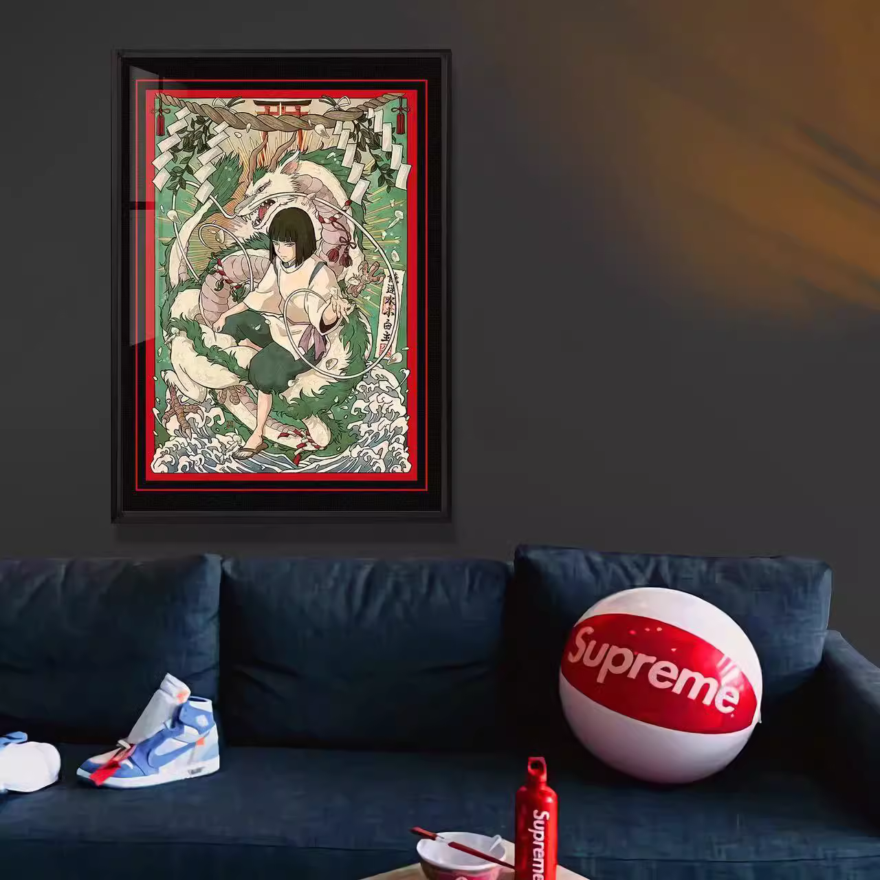 【In stock】Decorative Painting of Chihiro & Nigihayami Kohakunushi-Spirited Away-Billion Birds Studio