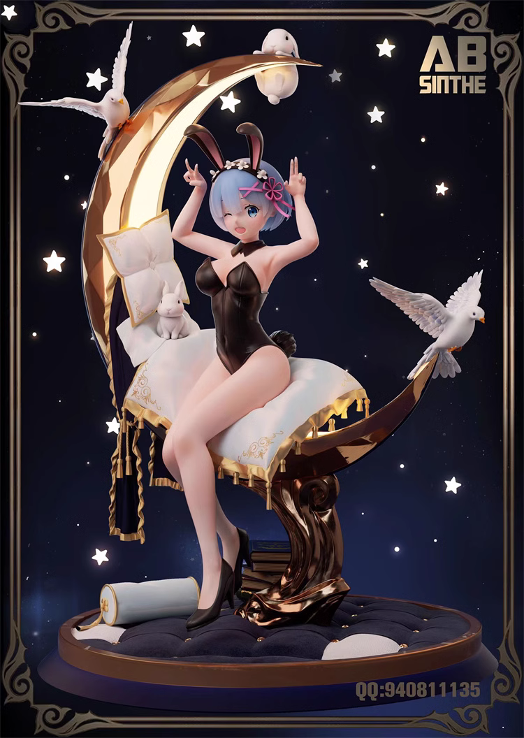 【Sold out】1/6 Scale Bunny Girl Ver. Rem-Re:Starting Life From Zero in a Different World-ABsinthe Studio