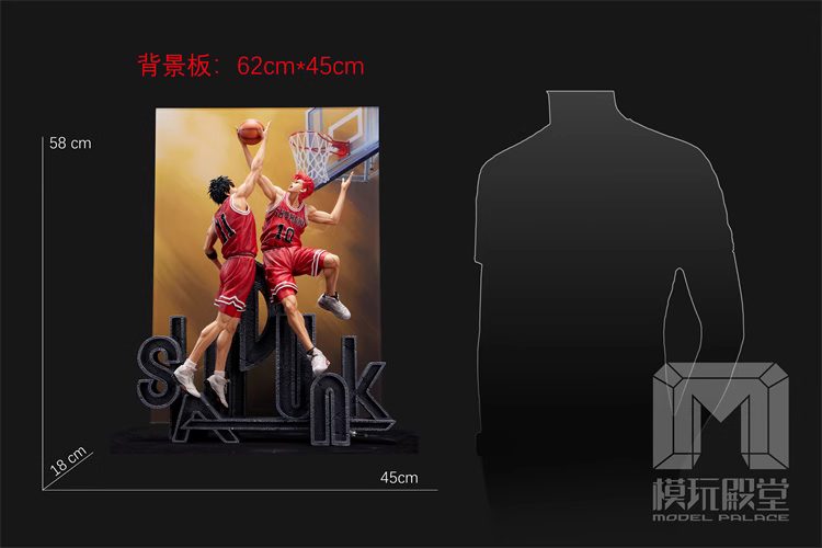 【Pre-sale】Typical Scene 02 Jumping Series Sakuragi Hanamichi & Rukawa Kaede-Slam Dunk-Model Palace Studio