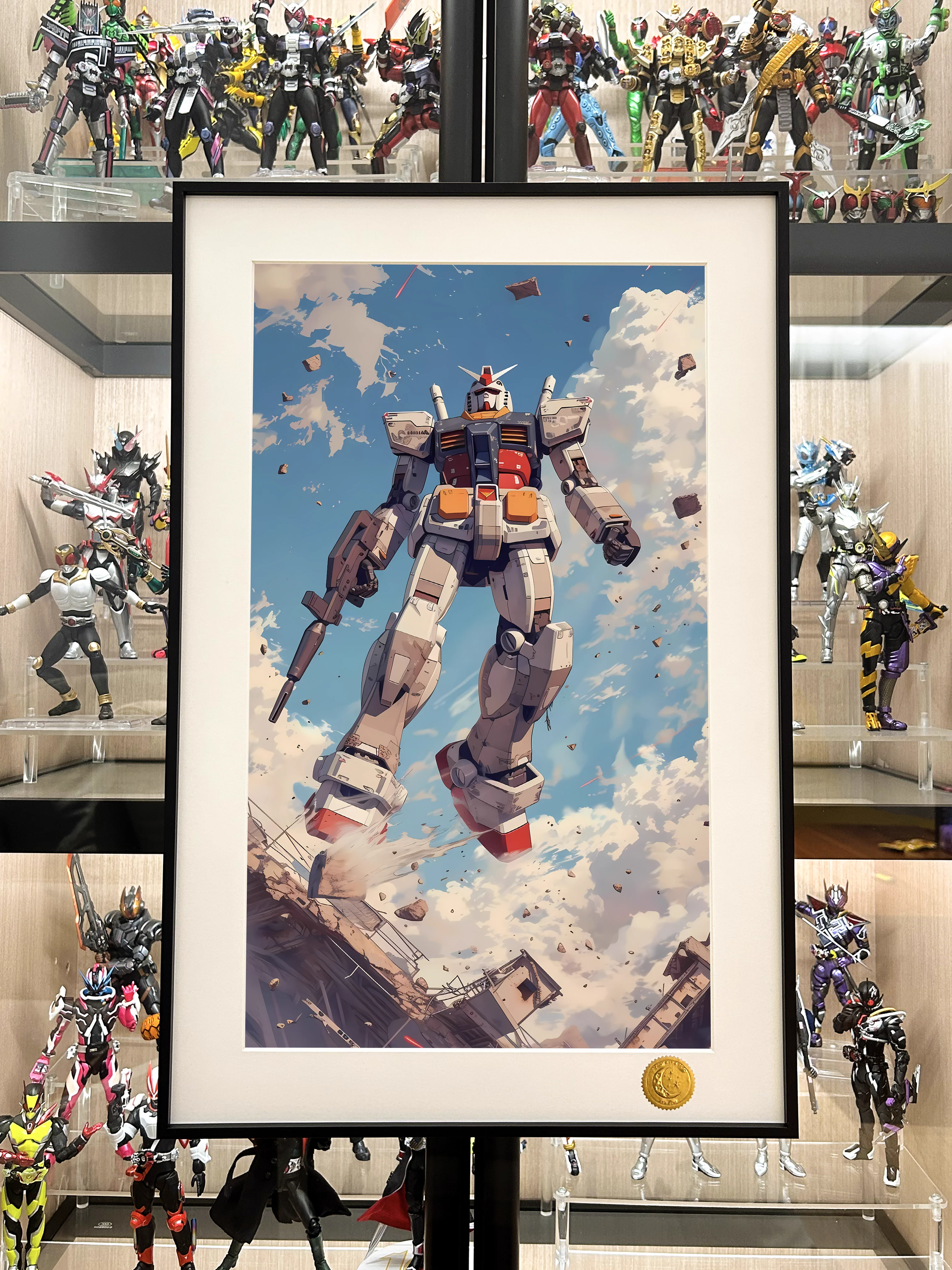 【In stock】Decorative Painting of RX-78-1 Zaku-XingKong Studio