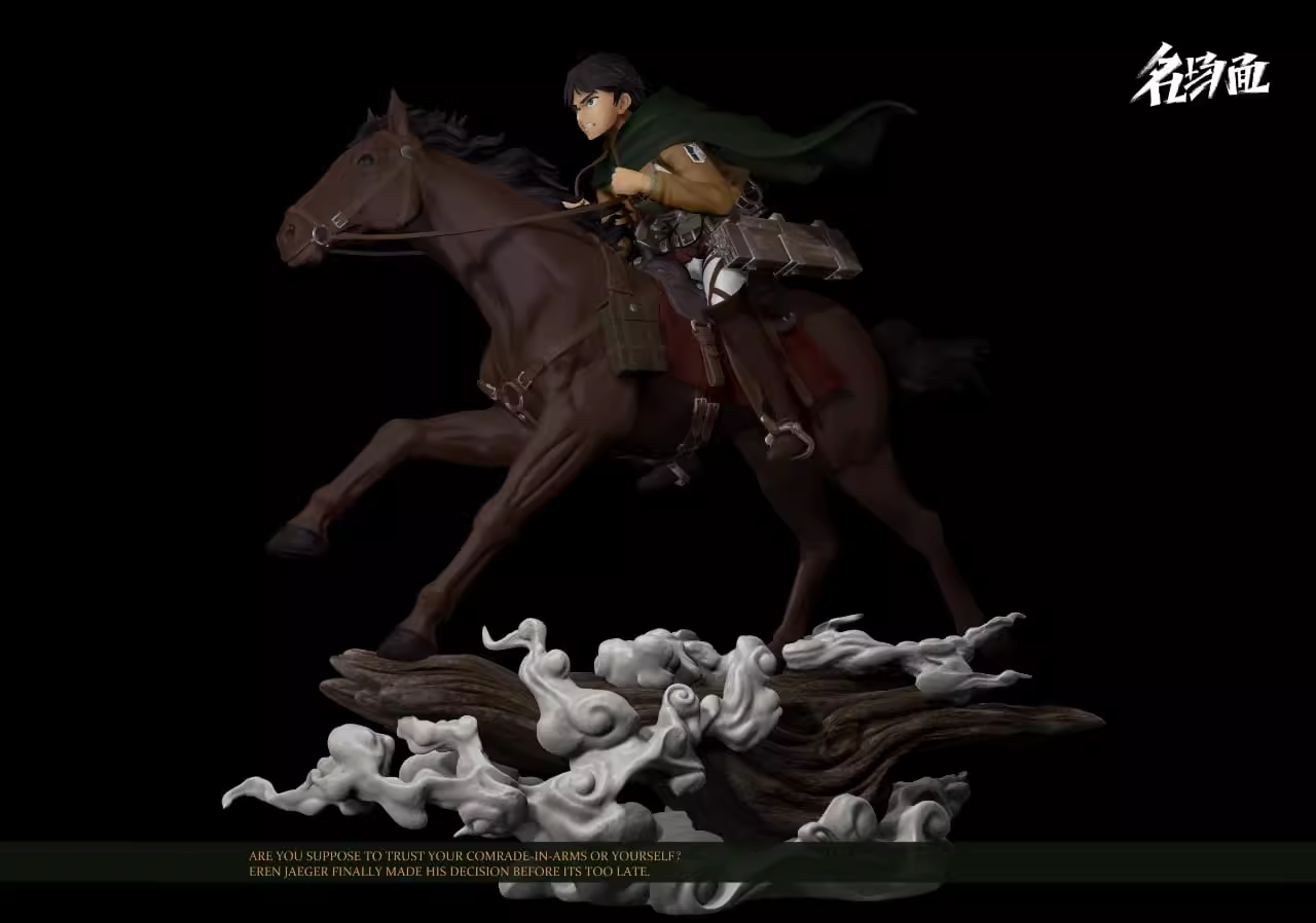 【Pre-sale】1/6 Scale 011 Horse Riding Eren-Attack on Titan-Typical Scene Studio