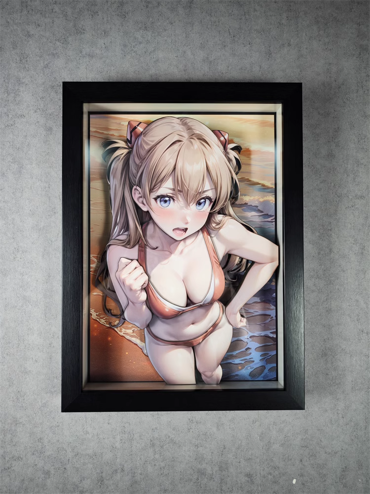 【In stock】DSMG-050 Decorative Painting of Asuka Langley Soryu-EVA-Dorobou Neko Studio