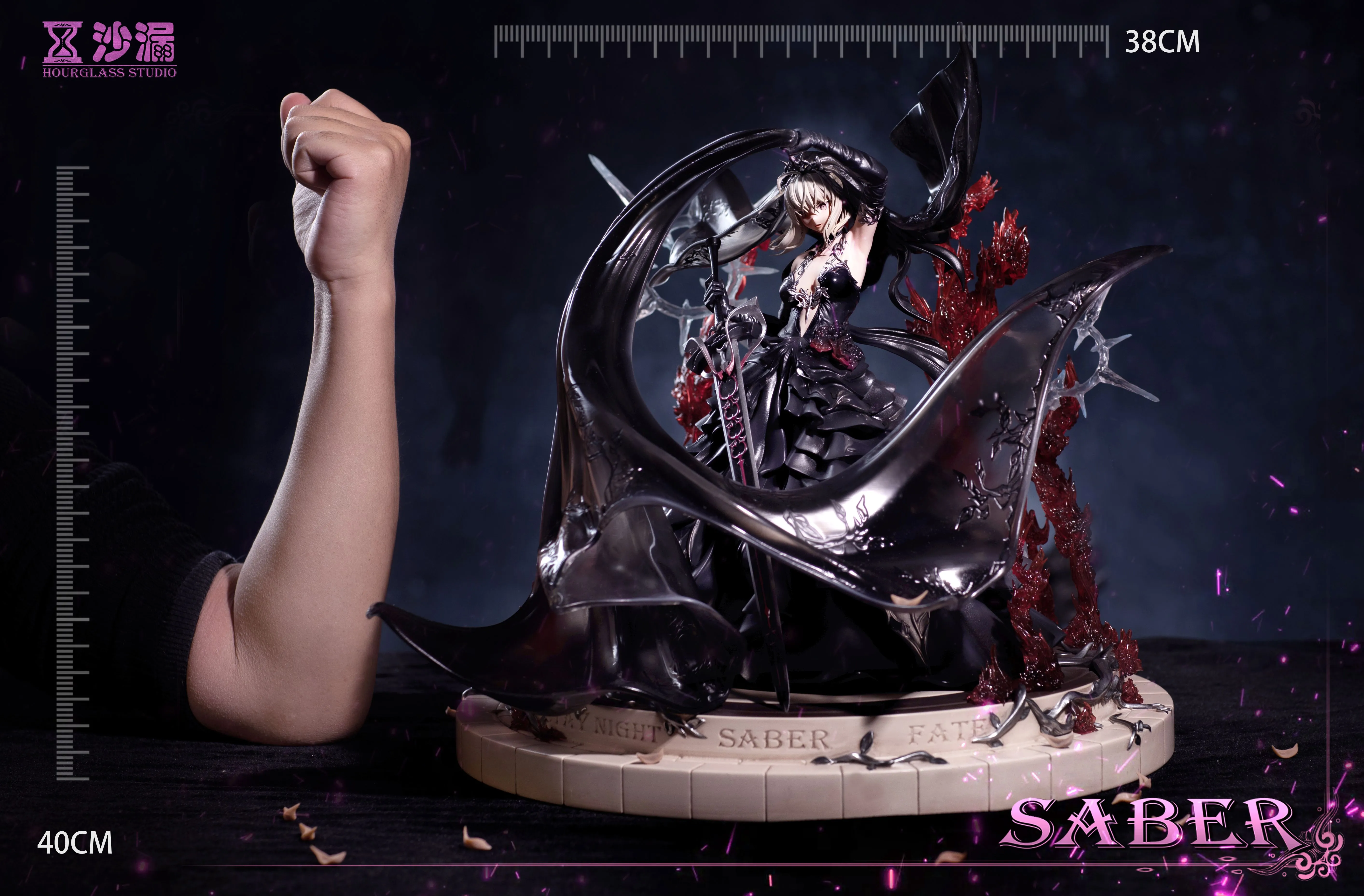 【Last one】Black Wedding Dress Saber-Fate/stay night-HourGlass Studio