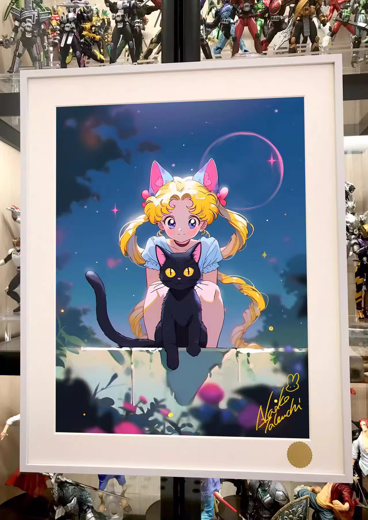 【Pre-sale】Decorative Painting of Cat-eared Tsukino Usagi-Sailor Moon-XingKong Studio