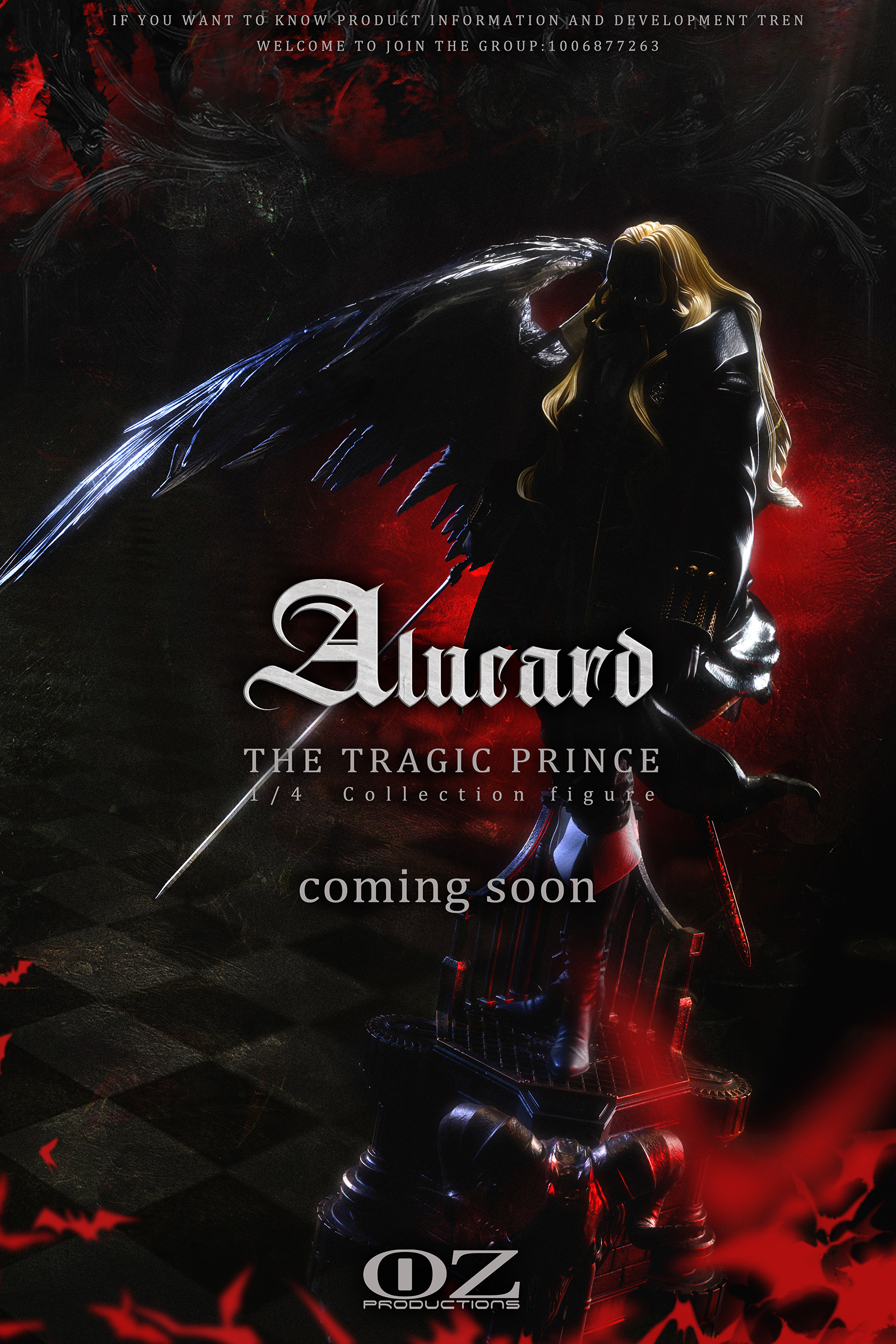 【Pre-sale】1/4 Scale Alucard-The Tragic Prince-Oz Production