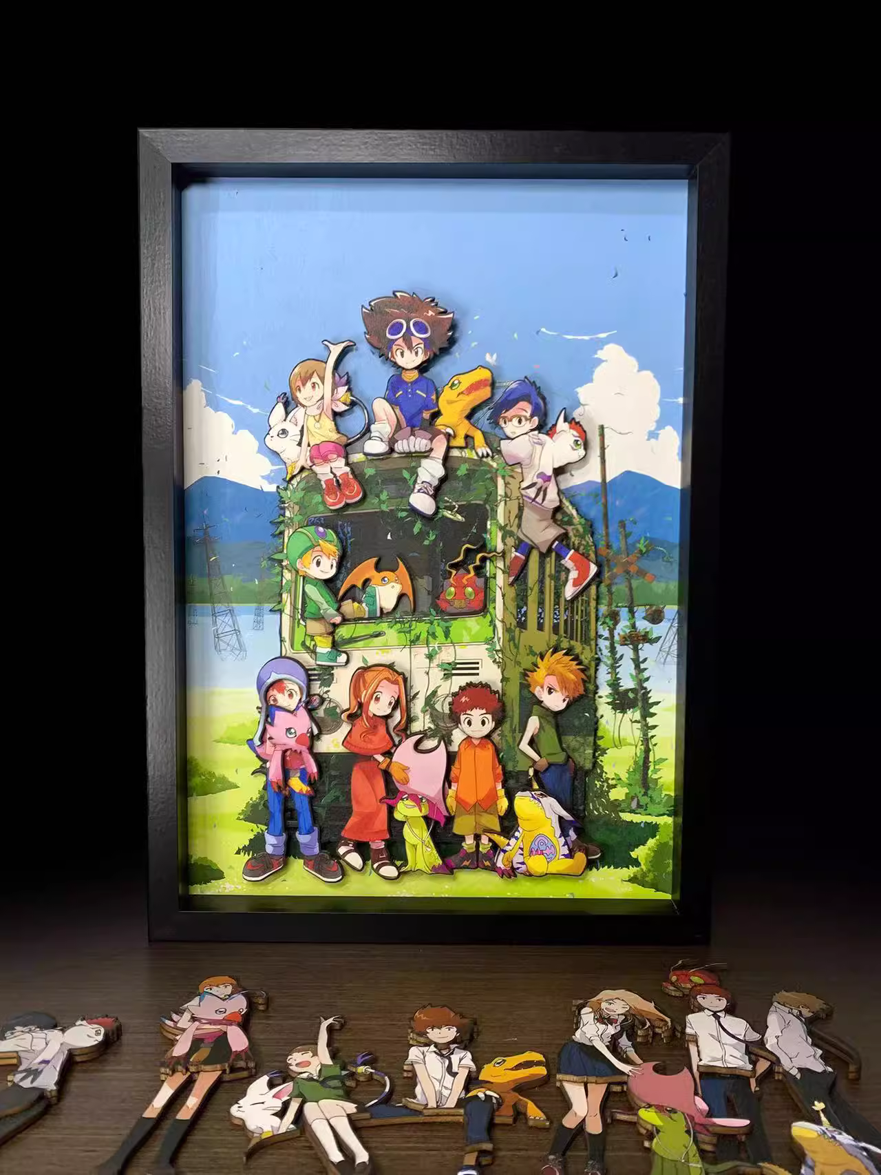 【In stock】Decorative Painting of Characters of Digimon-Mystical Art Studio