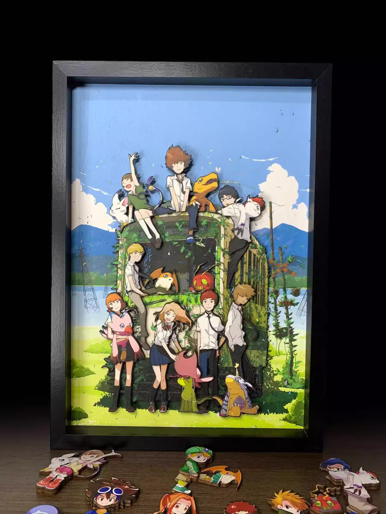 【In stock】Decorative Painting of Characters of Digimon-Mystical Art Studio