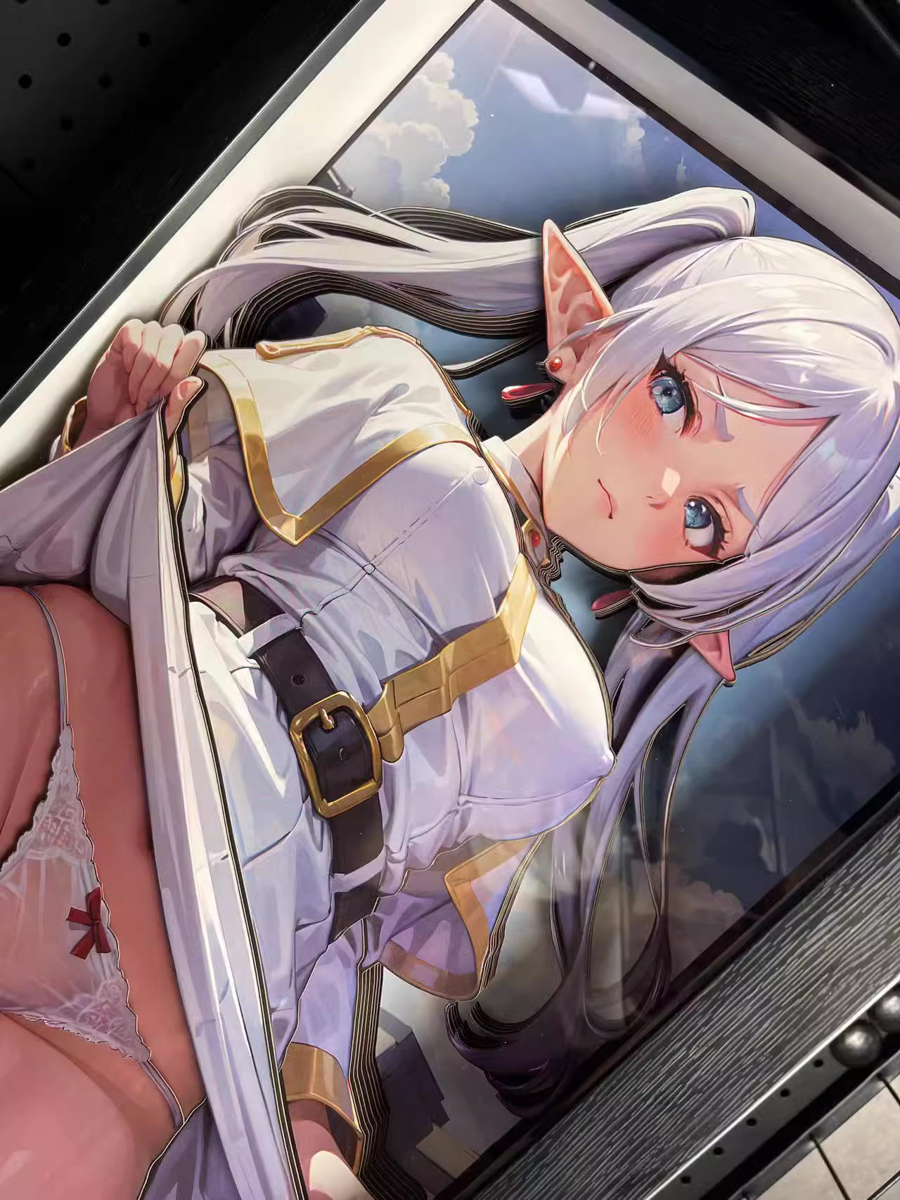 【In stock】Decorative Painting of Frieren-Frieren at the Funeral-Black Box Studio