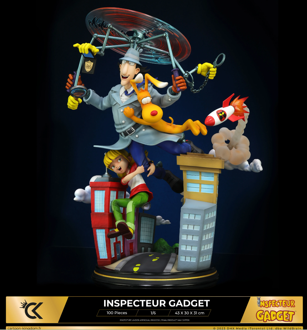 【Pre-sale】1/6 Scale Gadget & Penny-Inspector Gadget-Cartoon Kingdom Studio