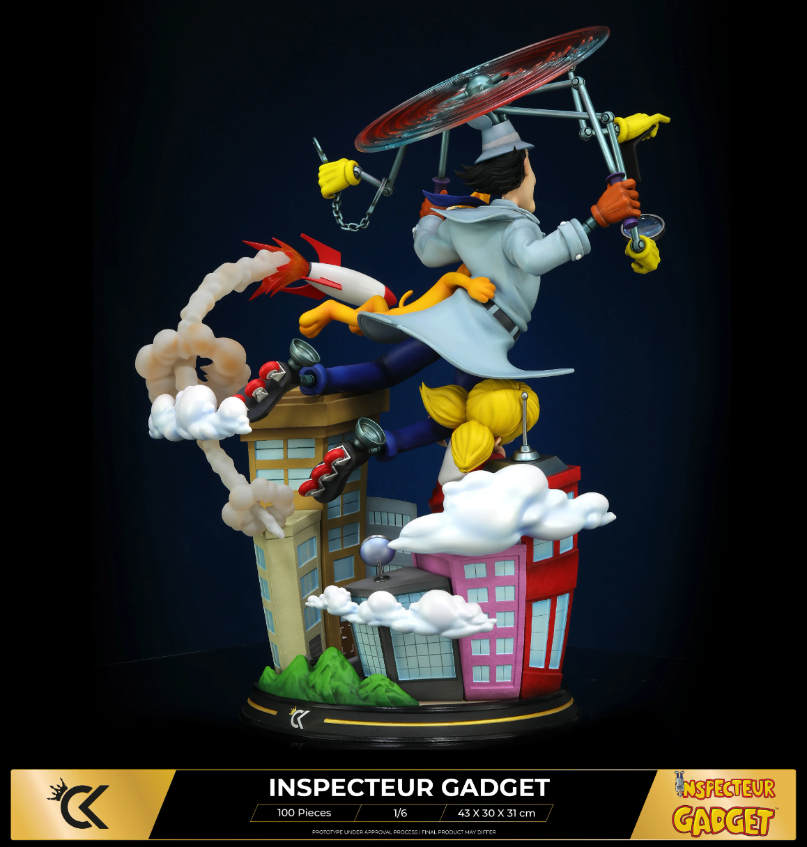 【Pre-sale】1/6 Scale Gadget & Penny-Inspector Gadget-Cartoon Kingdom Studio