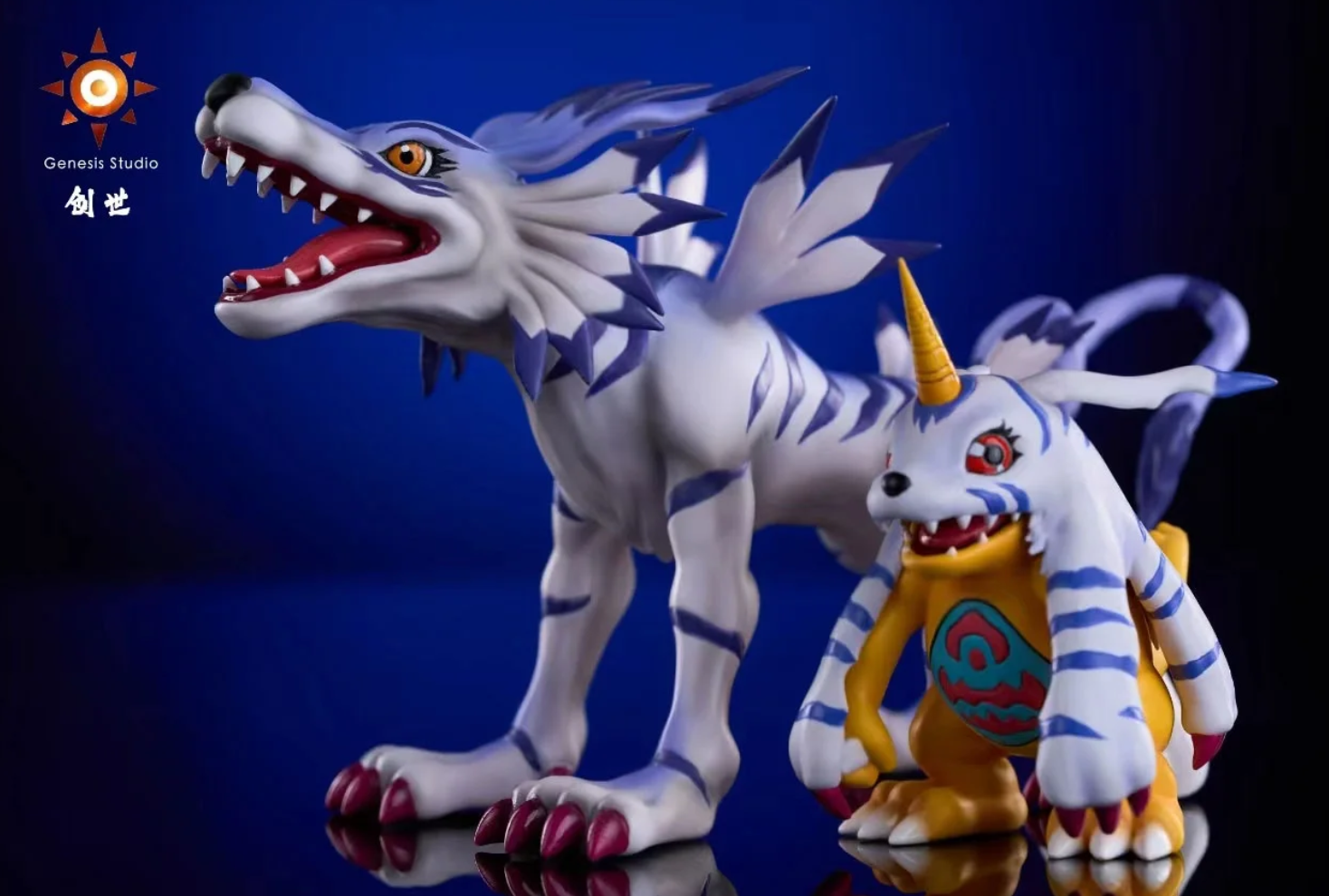 【Pre-sale】Gabumon & Garurumon-Digimon-Genesis Studio