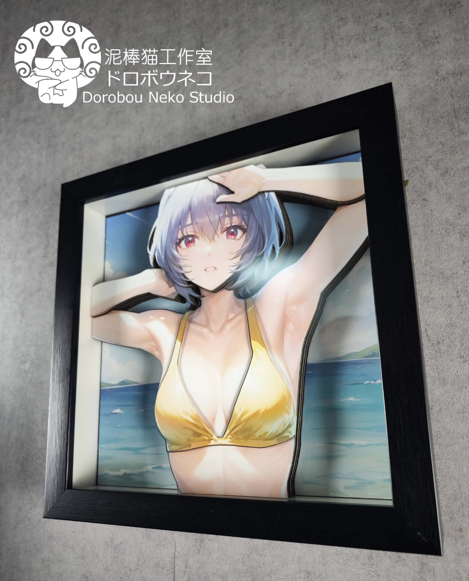 【In stock】DSSQ-002 Decorative Painting of Ayanami Rei-EVA-Dorobou Neko Studio