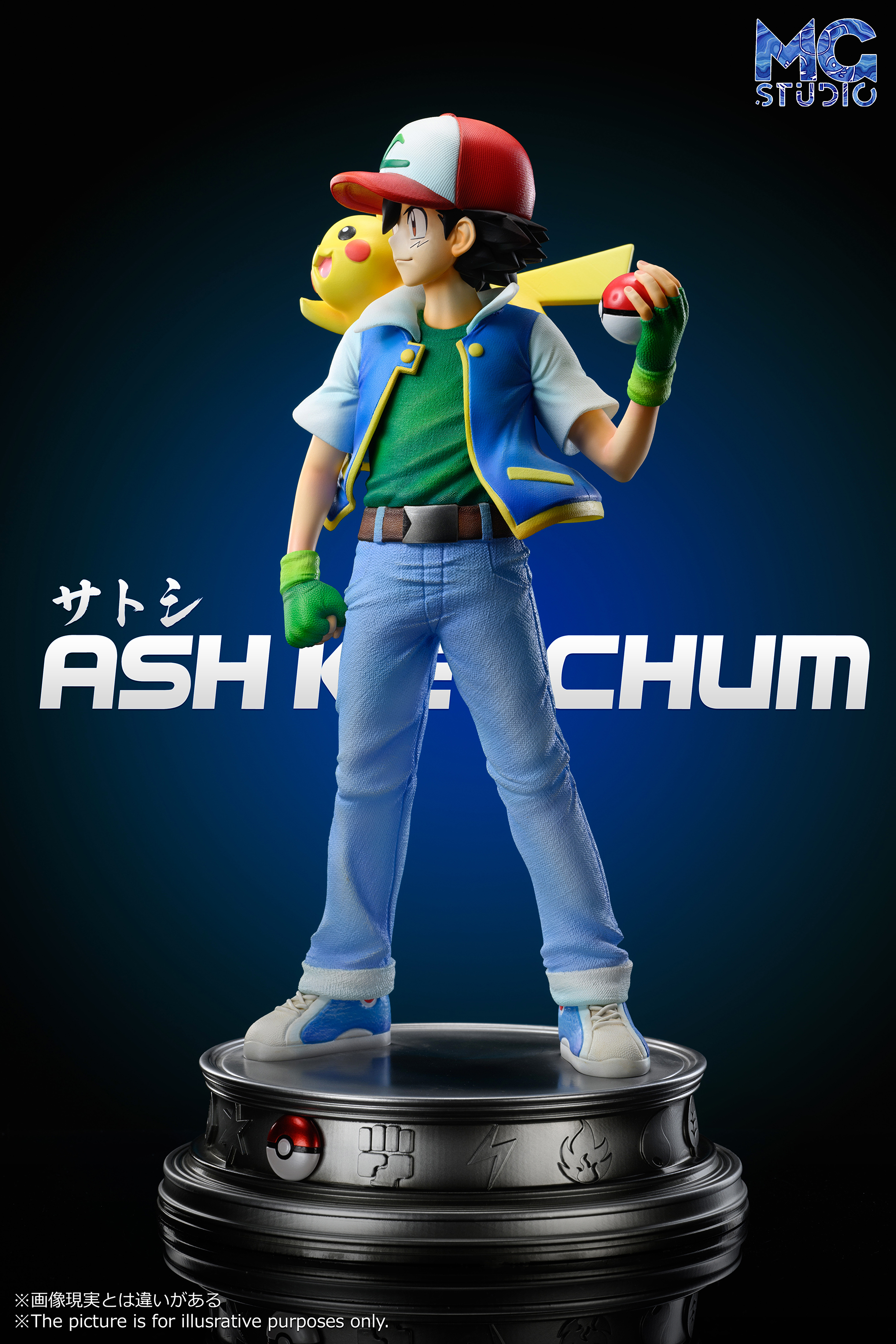 【Pre-sale】1/4, 1/8 & 1/20 Scaleworld Ash Ketchum-Pokemon-MG Studio