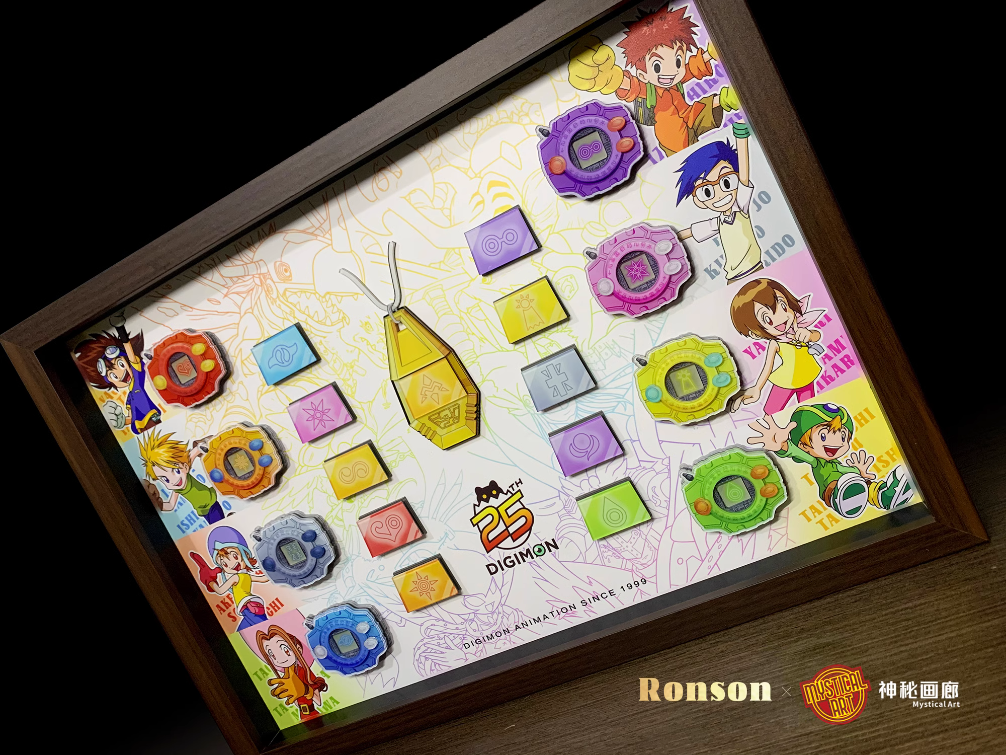 【In stock】Decorative Painting of 25th Anniversary of Digimon-Mystical Art Studio