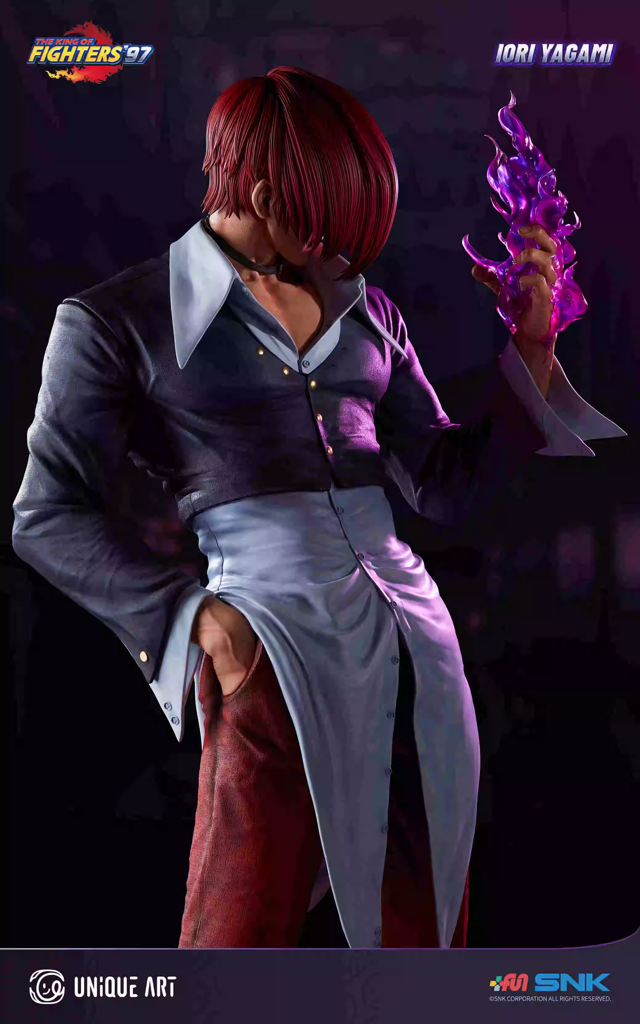 【Pre-sale】1/1 Scale Iori Yagami-The King of Fighters-UNiQUE ART Studio