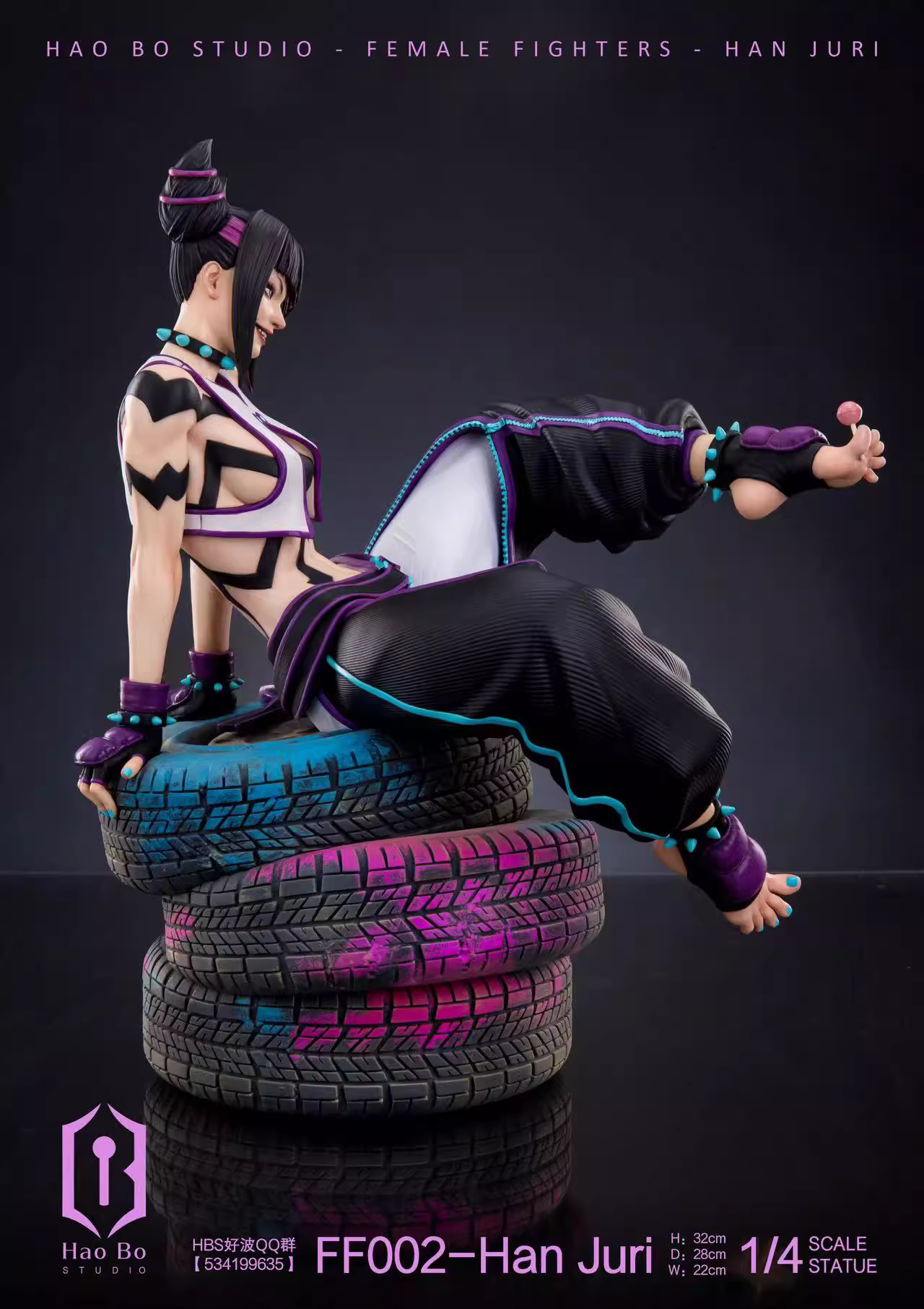 【Sold out】1/4 Scale FF002-Han Juri-Street Fighter-HaoBo Studio