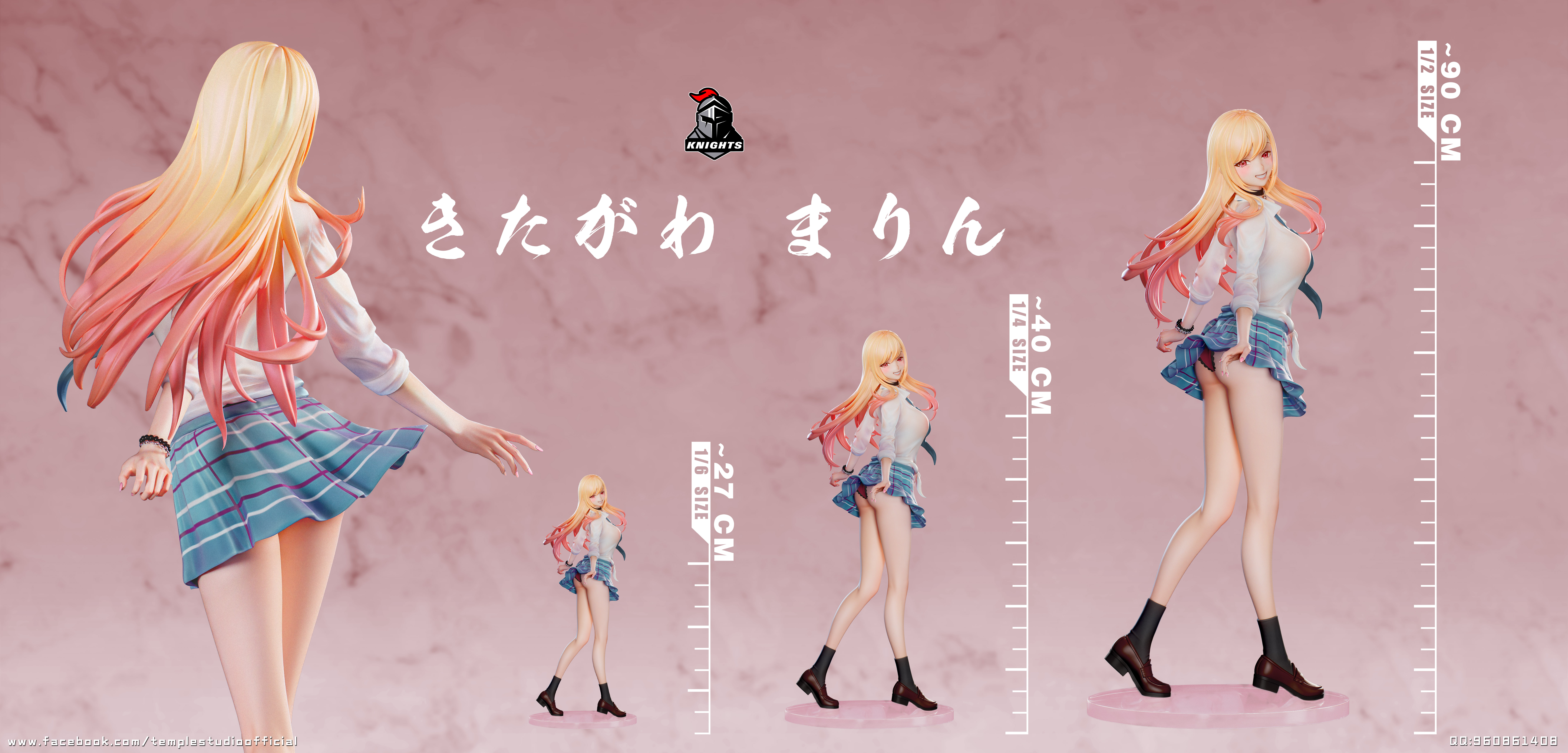 【Sold out】1/2, 1/4 & 1/6 Scale Kitagawa Marin-My Dress-Up Darling-Temple Studio(Knight League)
