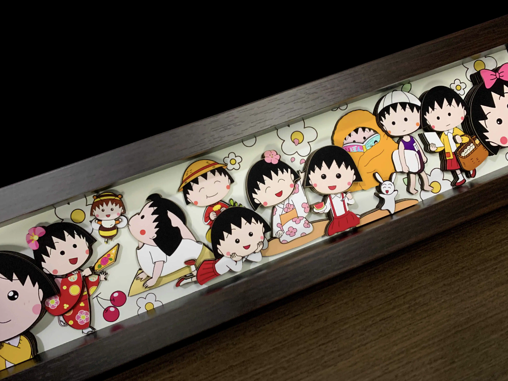 【In stock】Decorative Painting of Chibi Maruko-chan-MOMO Studio