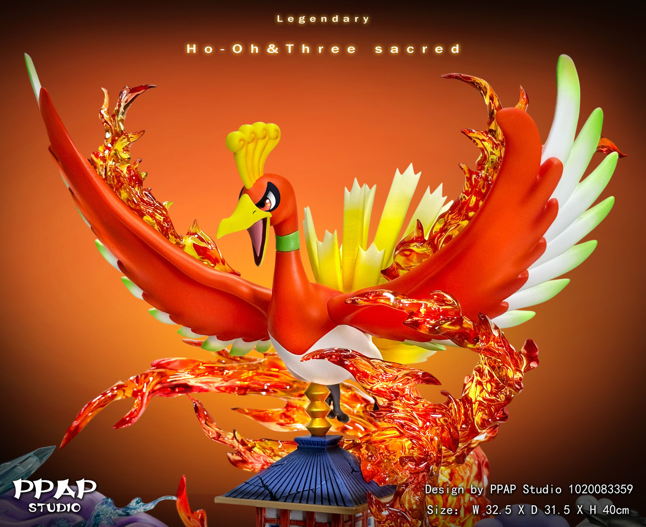 【Pre-sale】Ho-oH & Three Sacred with LED-Pokemon-PPAP Studio