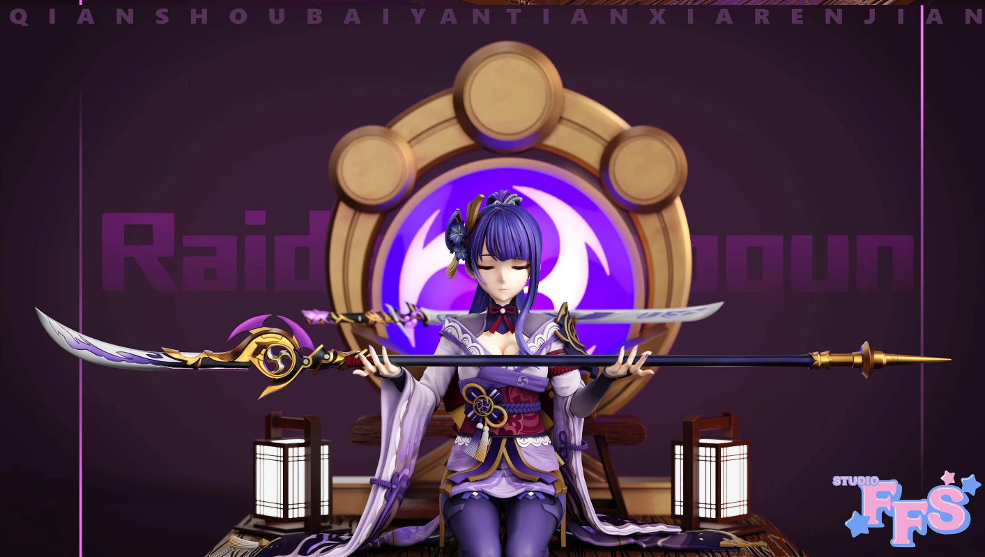 【Sold out】1/6 Scale Determination & Defeat Series Raiden Shogun-Genshin Impact-FFS Studio