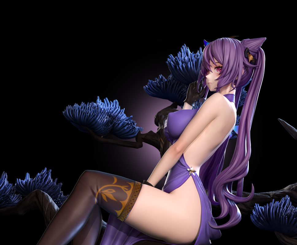 【Sold out】1/6 Scale B Version KeQing-Genshin Impact-LouLan studio