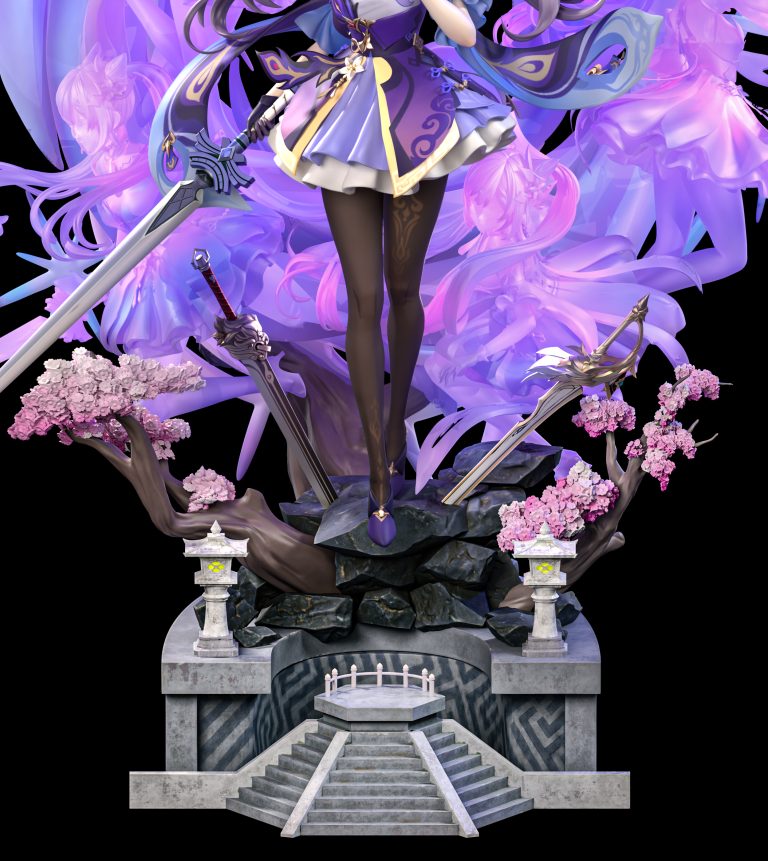 【Sold out】1/6 Scale A Version KeQing-Genshin Impact-LouLan studio