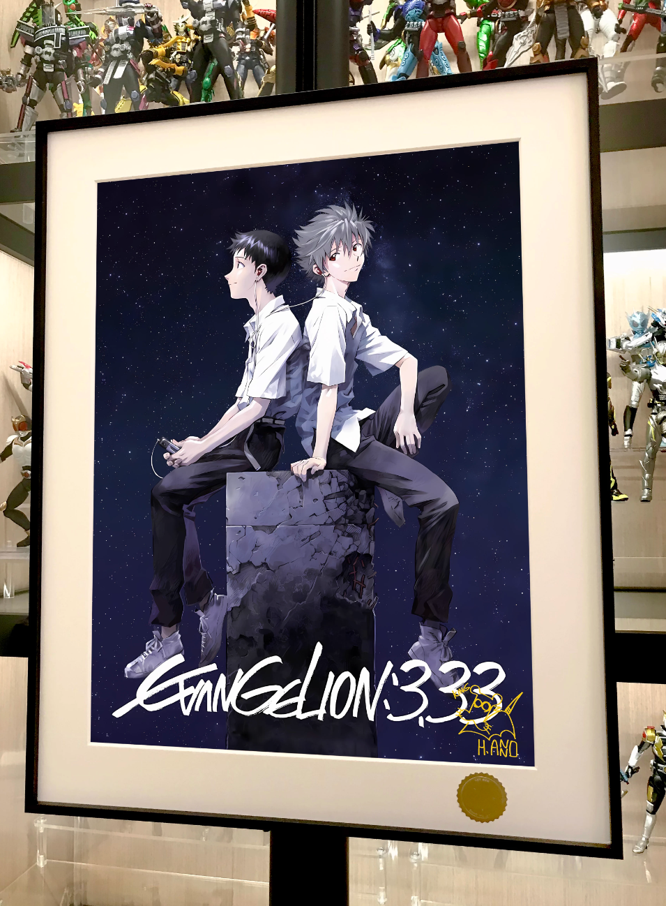 【Pre-sale】Decorative Painting of Ikari Shinji & Nagisa Kaworu-EVA-XingKong Studio