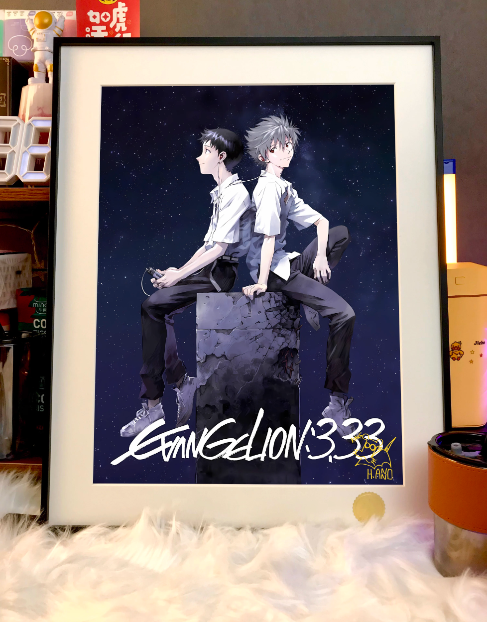 【Pre-sale】Decorative Painting of Ikari Shinji & Nagisa Kaworu-EVA-XingKong Studio